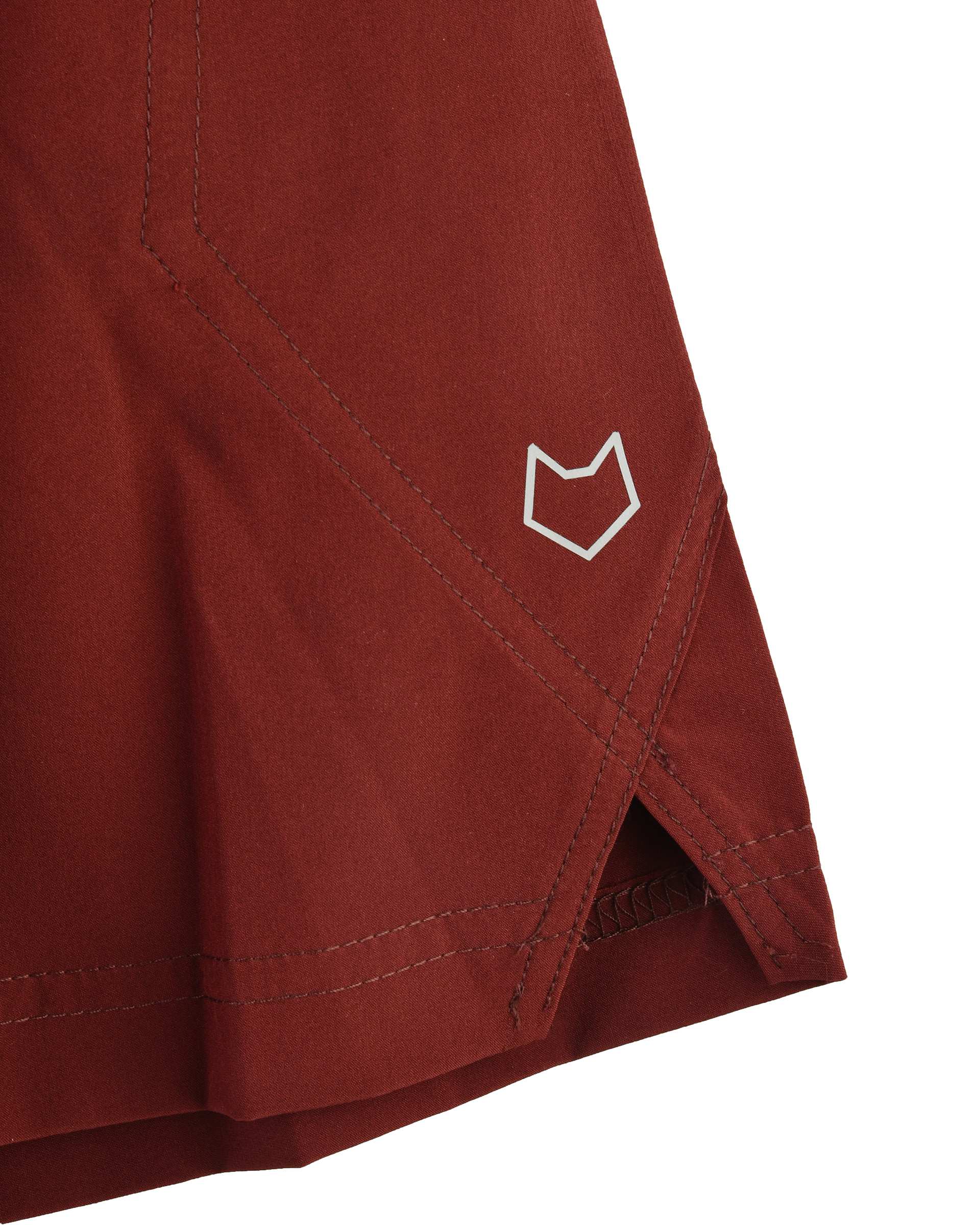 شلوارک ورزشی زنانه زرشکی مل اند موژ Mel & Moj کد W09031