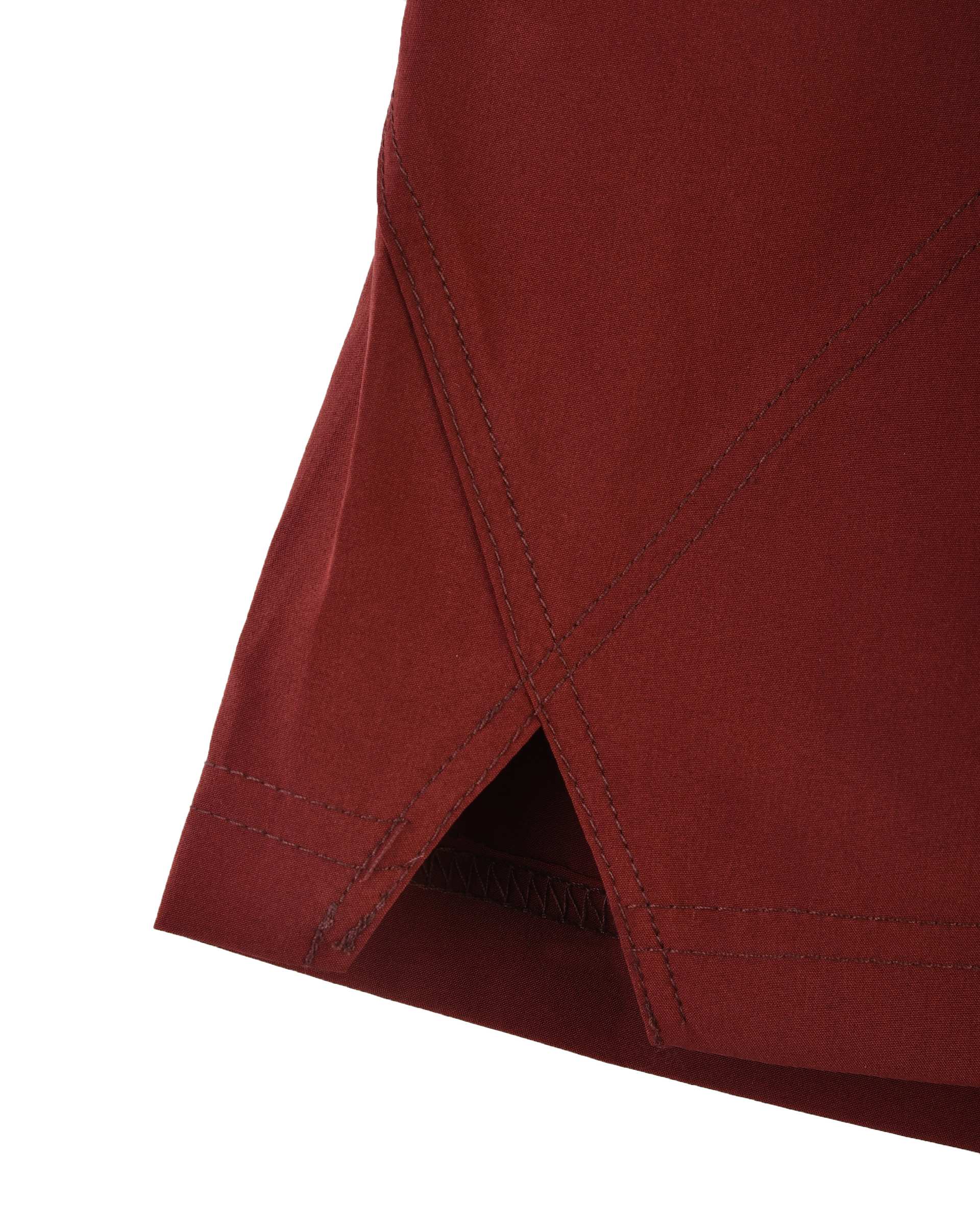 شلوارک ورزشی زنانه زرشکی مل اند موژ Mel & Moj کد W09031