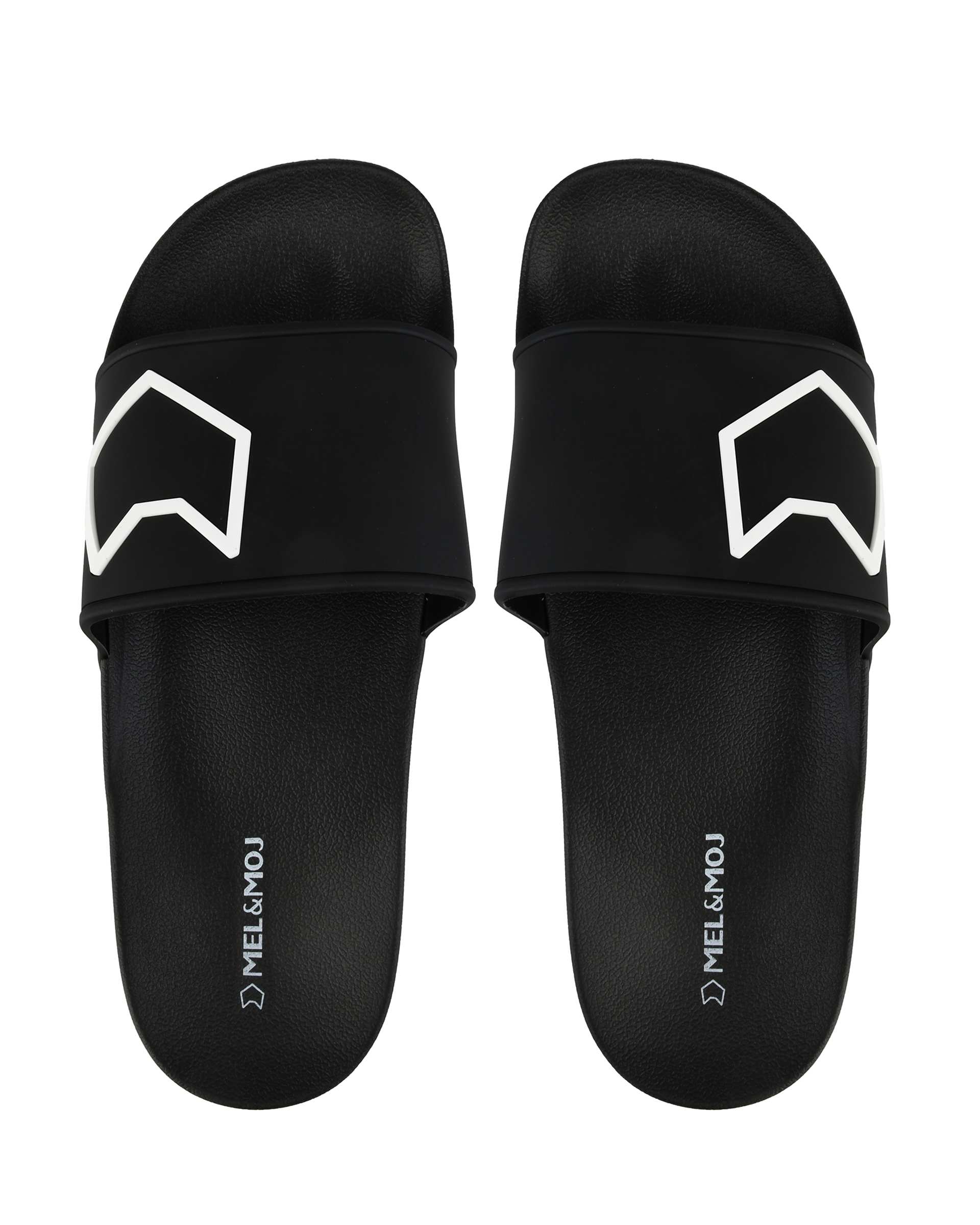 دمپایی مردانه مشکی مل اند موژ Mel & Moj کد M09057