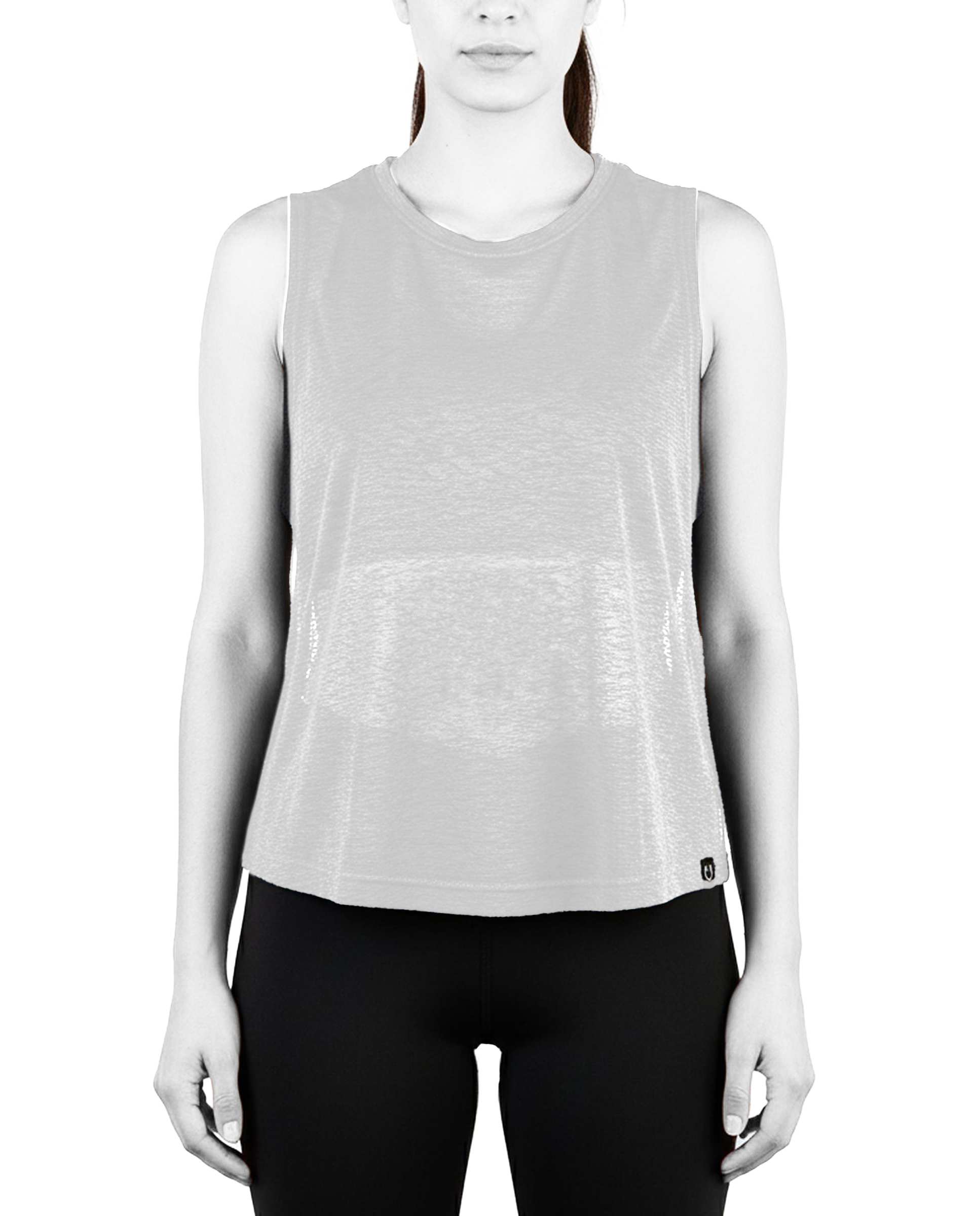 تاپ ورزشی زنانه سفید مل اند موژ Mel & Moj کد W09060