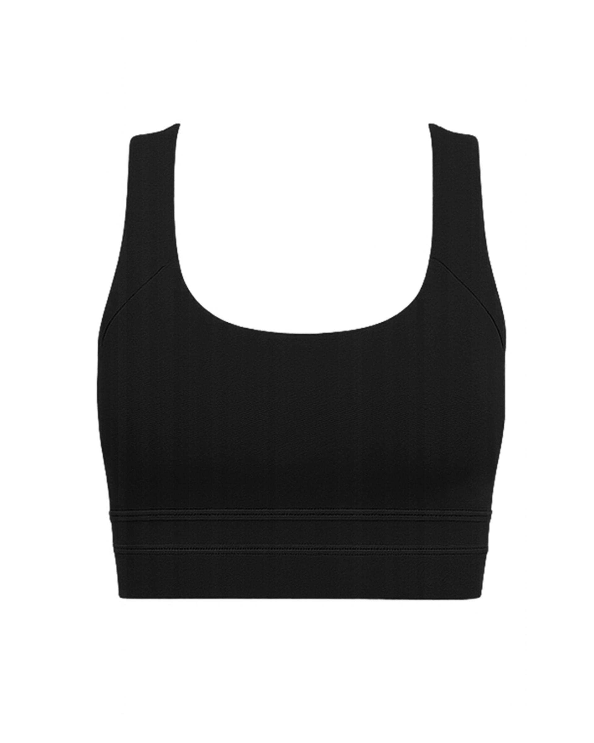 تاپ نیم تنه ورزشی زنانه مشکی مل اند موژ Mel & Moj کد W09064