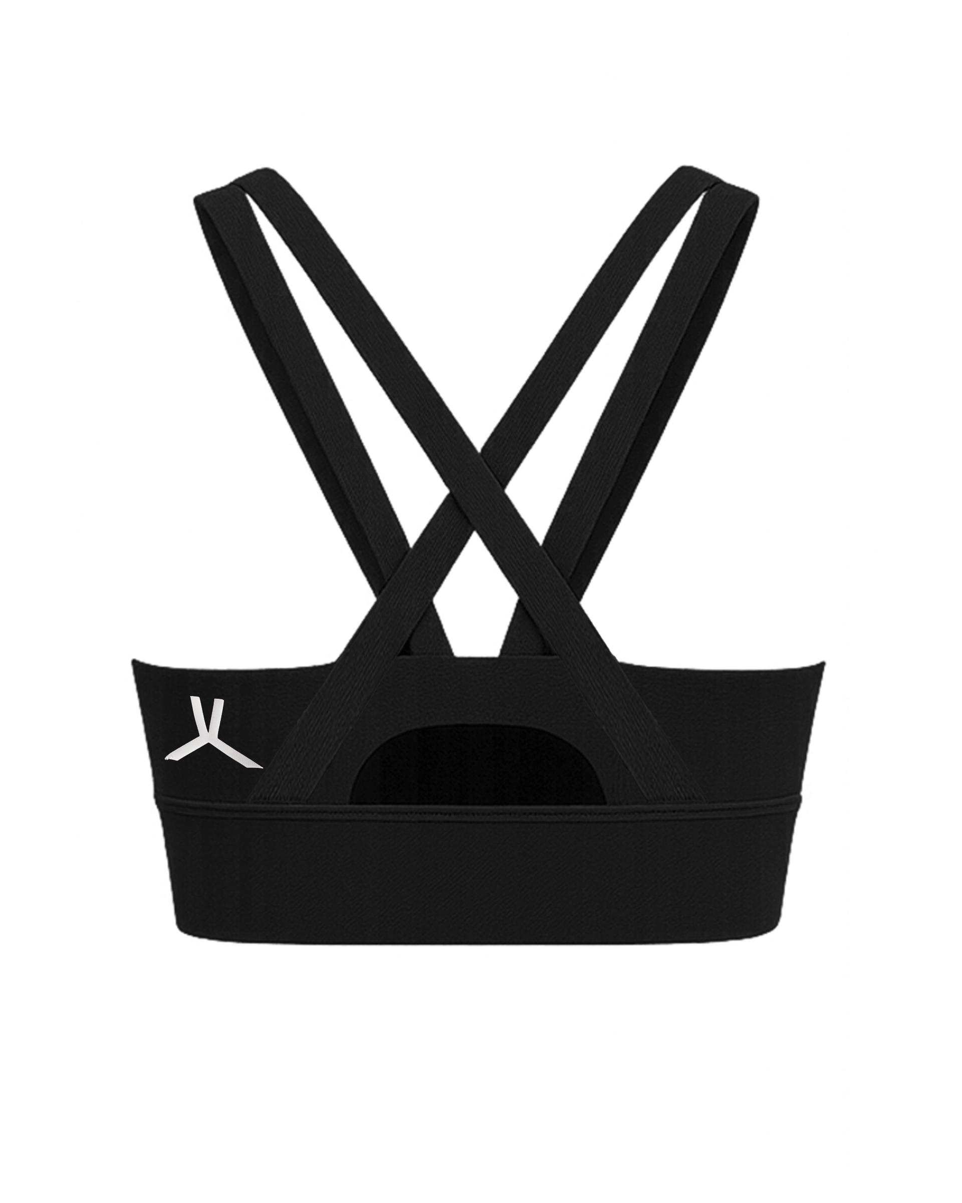 تاپ نیم تنه ورزشی زنانه مشکی مل اند موژ Mel & Moj کد W09064