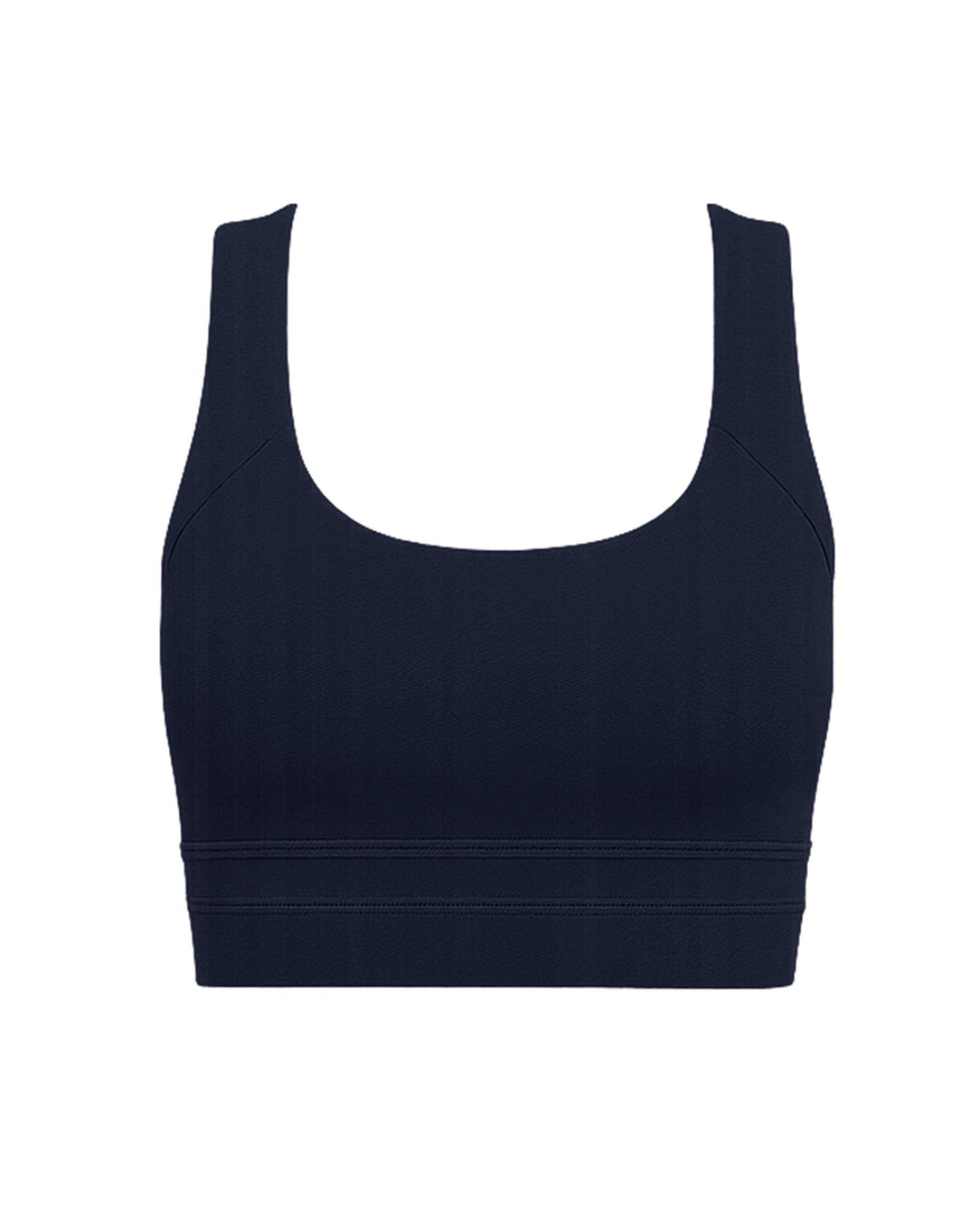 تاپ نیم تنه ورزشی زنانه سرمه ای مل اند موژ Mel & Moj کد W09064