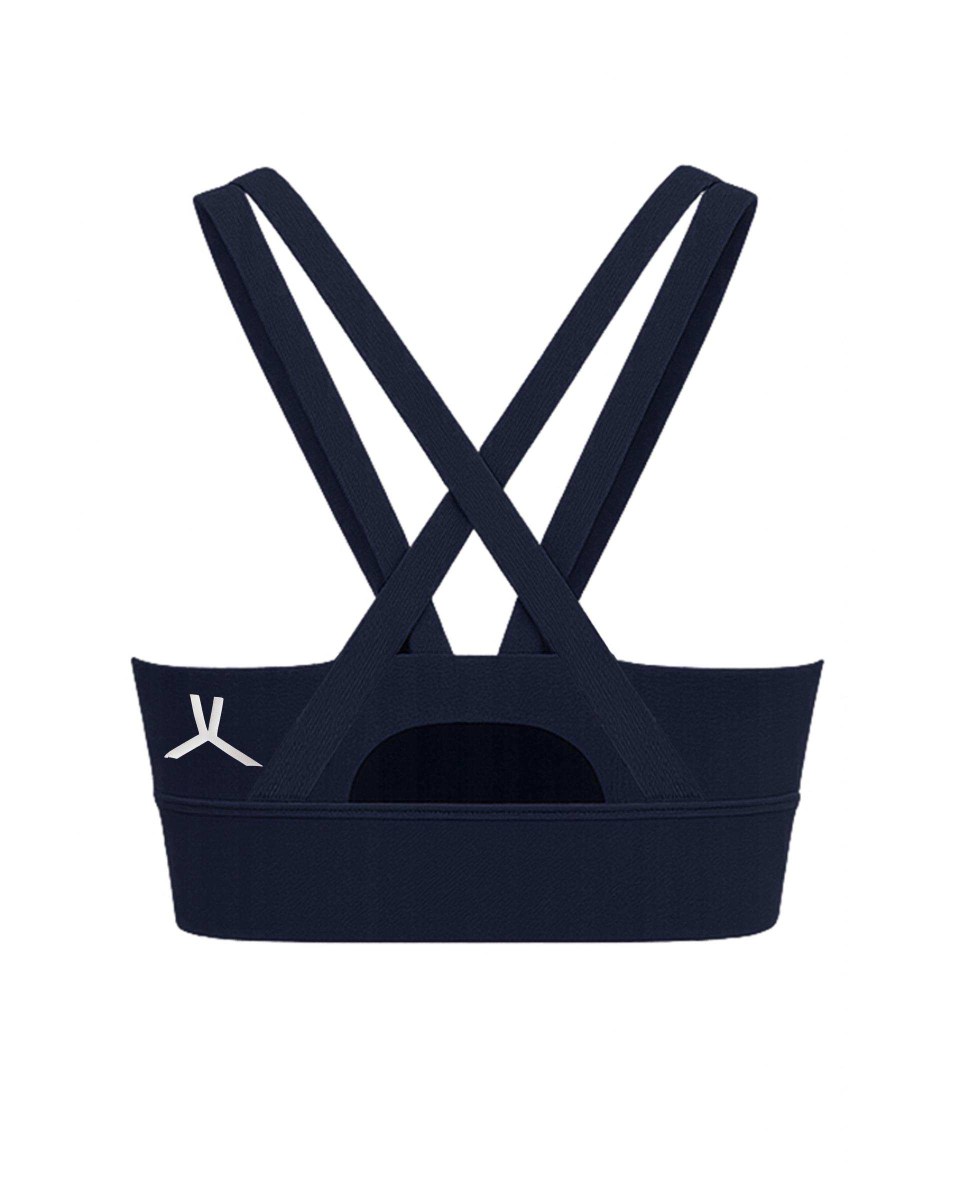 تاپ نیم تنه ورزشی زنانه سرمه ای مل اند موژ Mel & Moj کد W09064