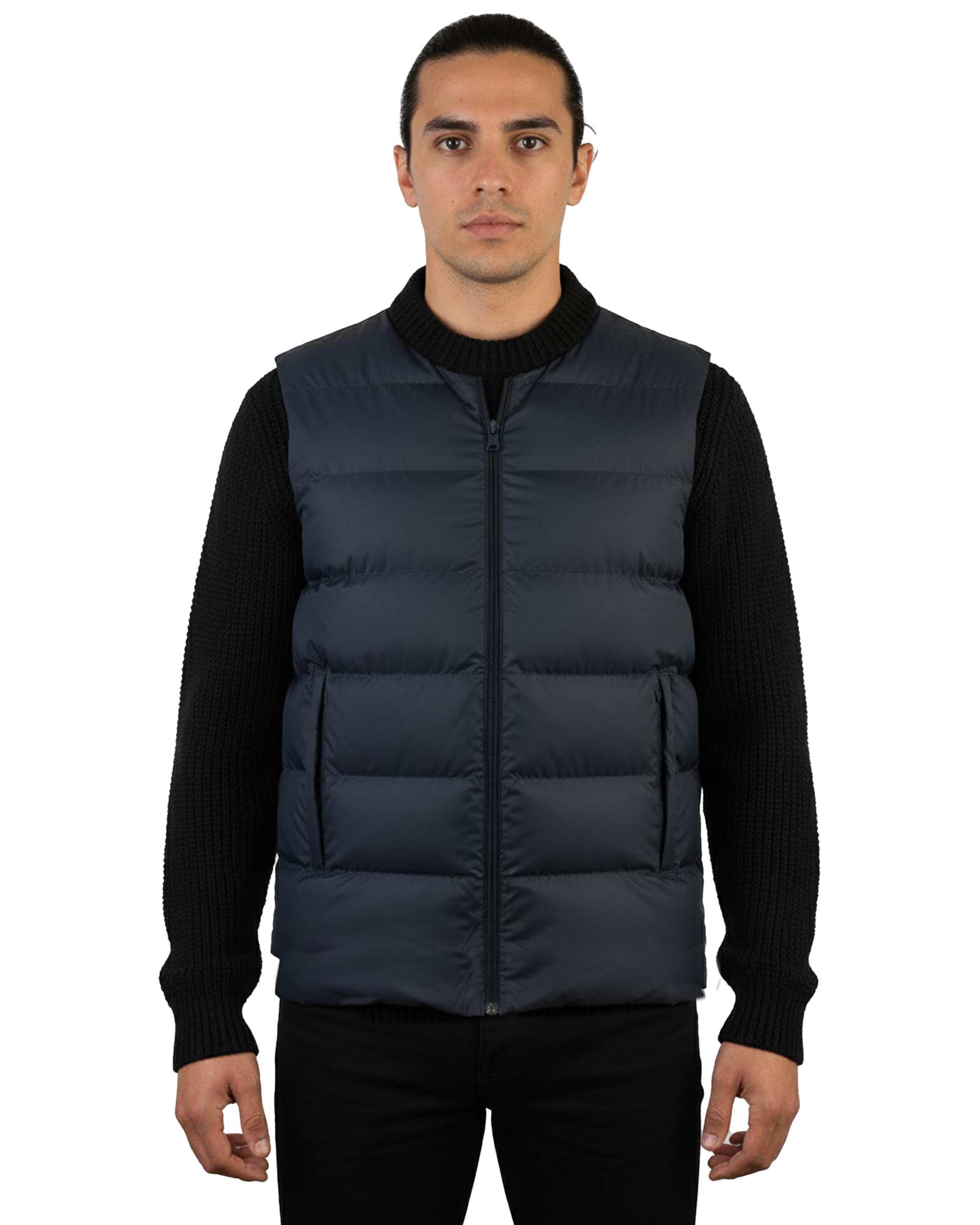 پافر مردانه سرمه ای مل اند موژ Mel & Moj کد M09087