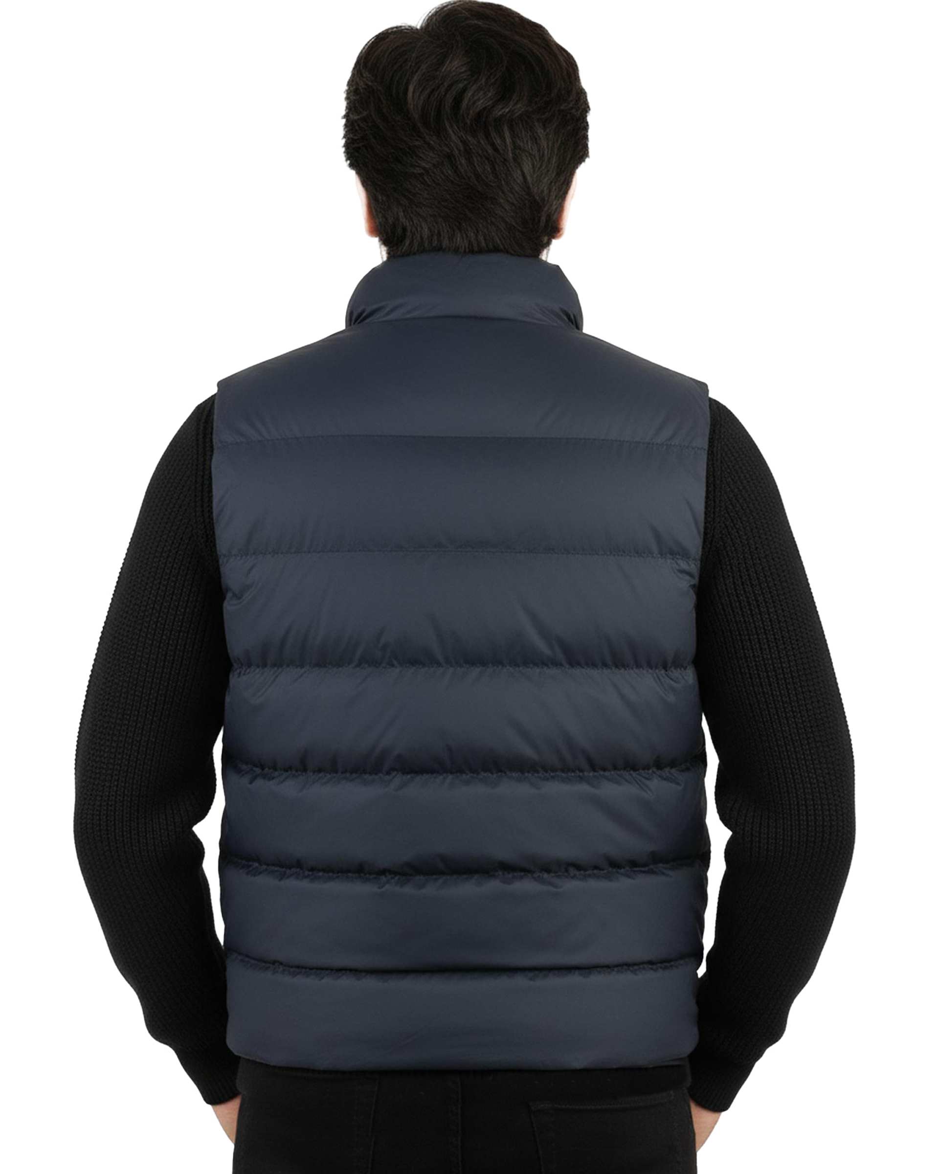 پافر مردانه سرمه ای مل اند موژ Mel & Moj کد M09087