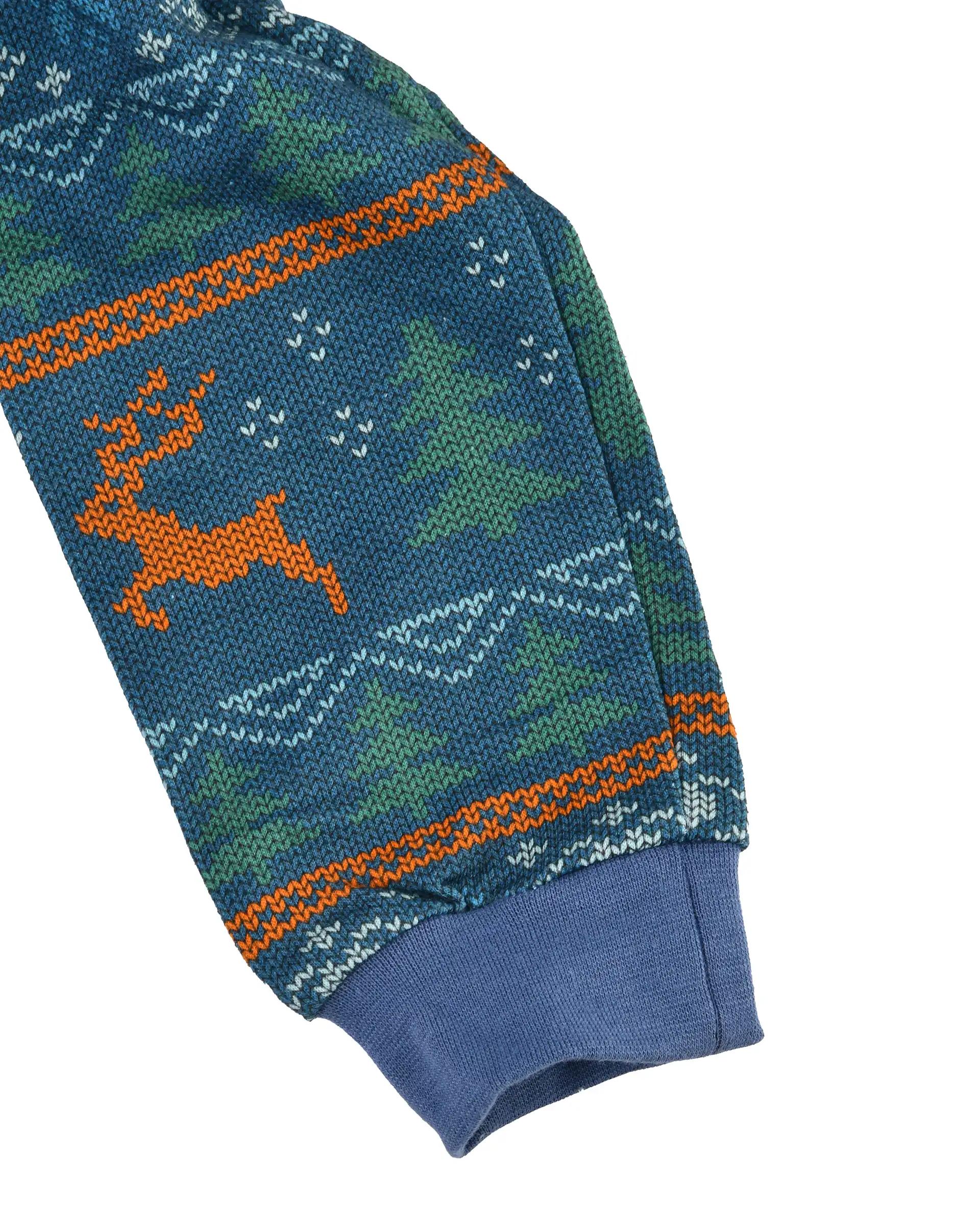 ست سویشرت و شلوار بچگانه گیزولان Gizolan طرح کریسمس مدل SF50