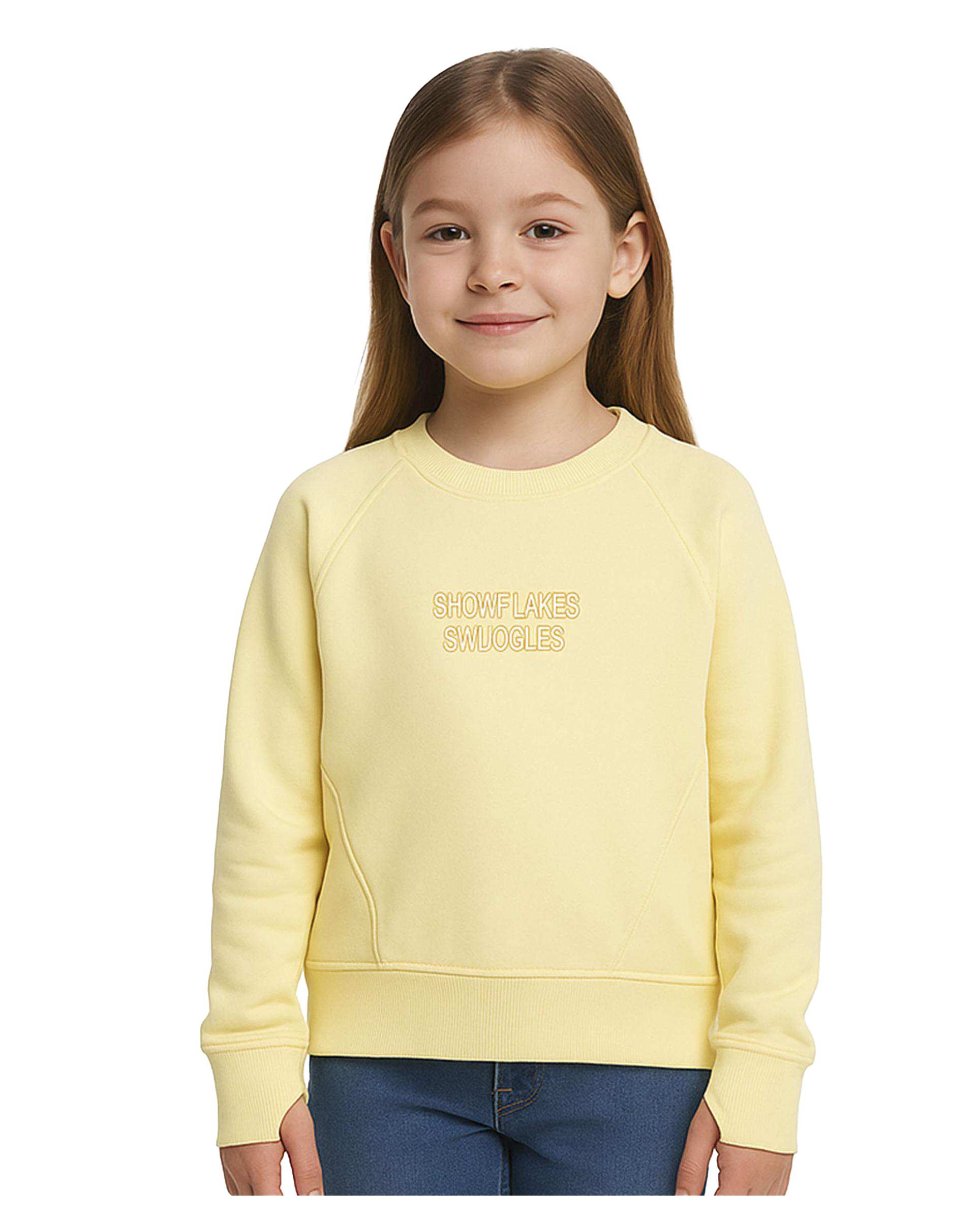 سویشرت دخترانه زرد مرینو Merino کد 1803