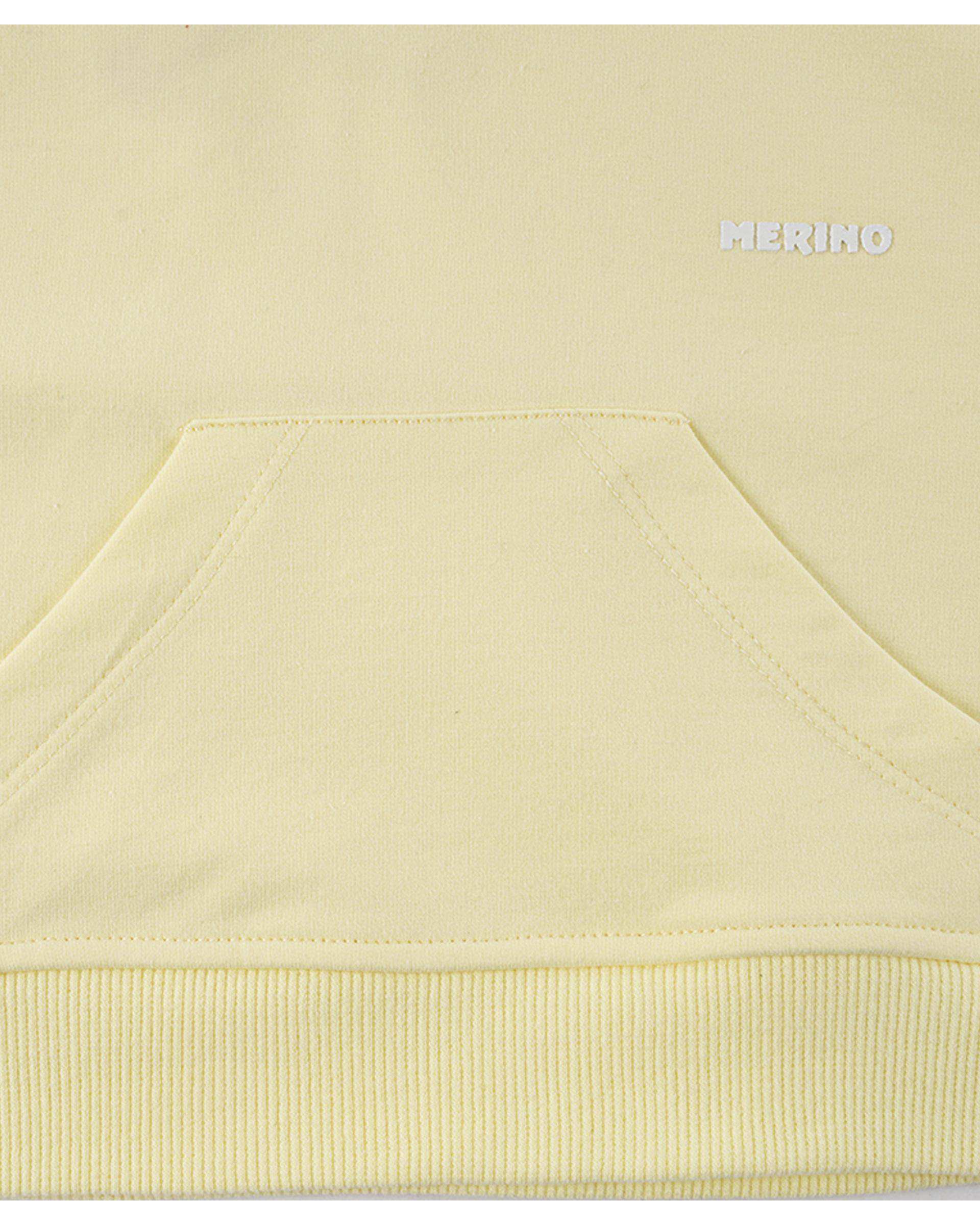 هودی دورس دخترانه زرد مرینو Merino کد 1794
