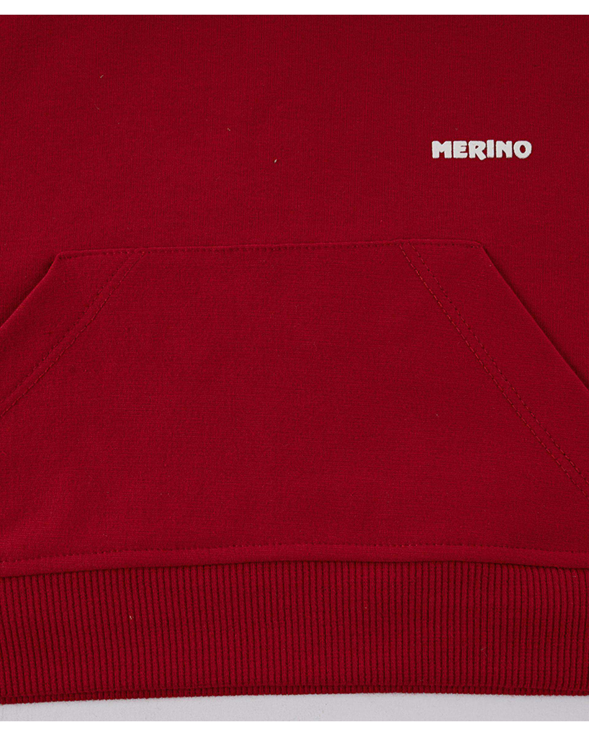 هودی دورس دخترانه قرمز مرینو Merino کد 1794