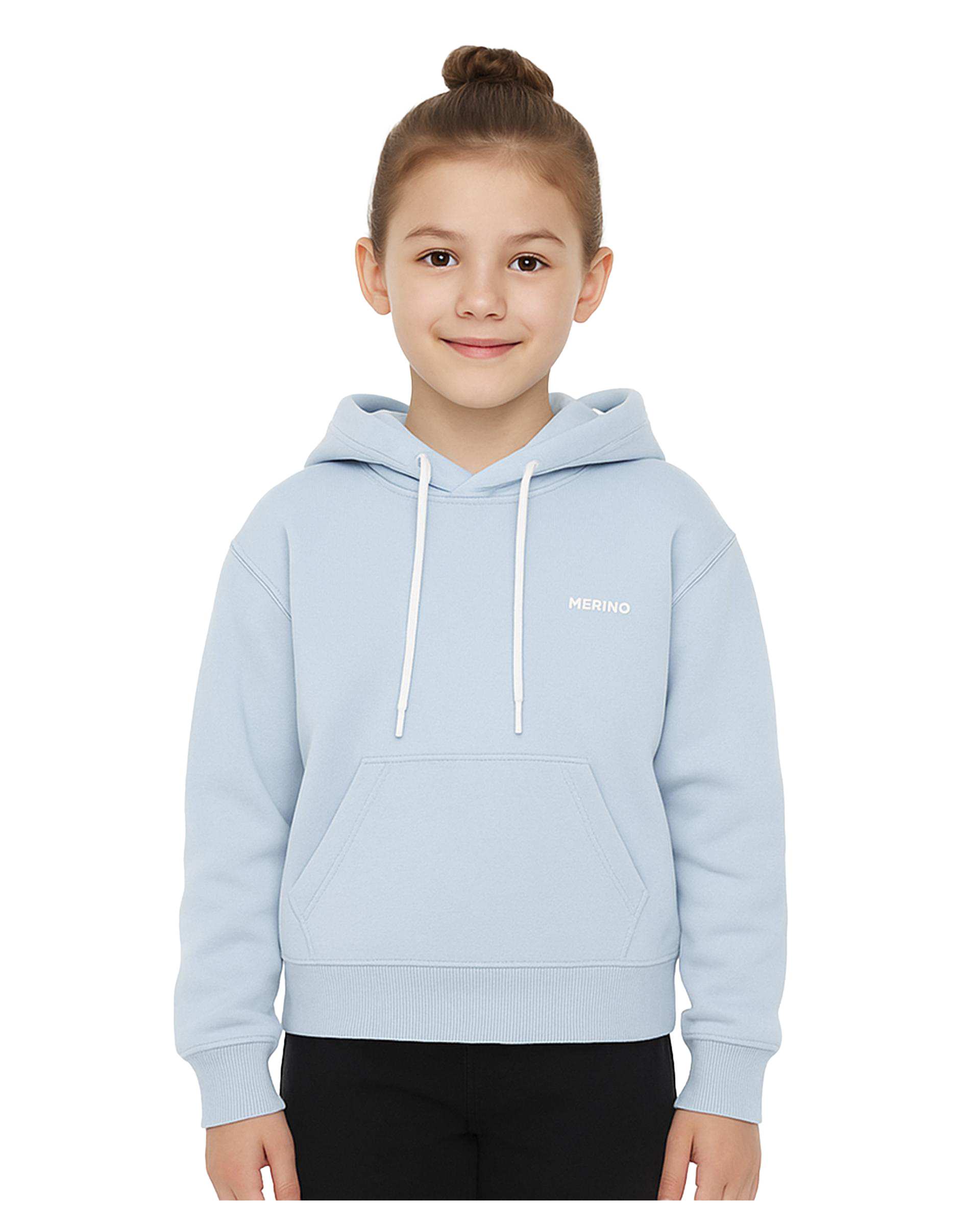 هودی دورس دخترانه آبی مرینو Merino کد 1794