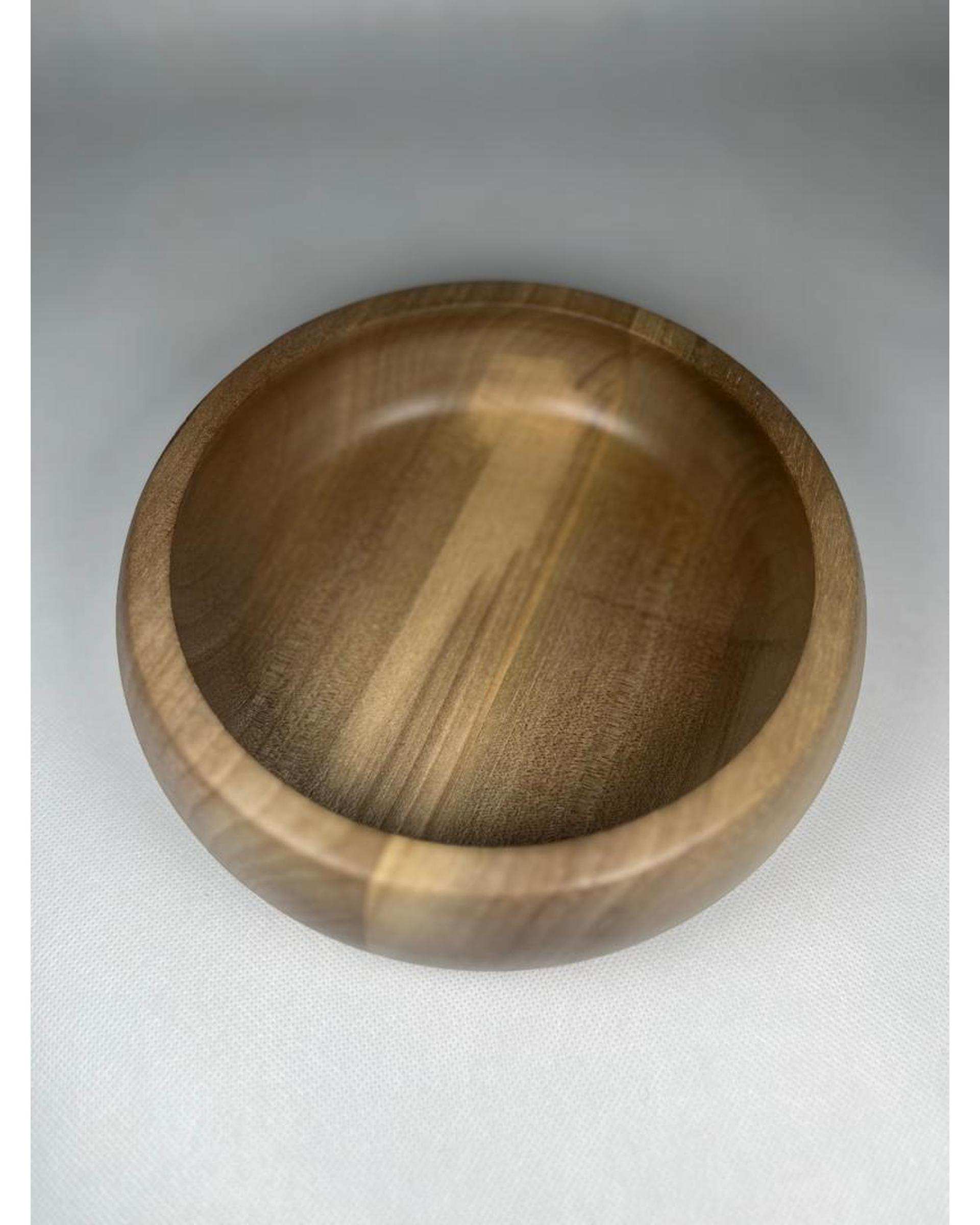 کاسه چوب گردو هانشوود Hanshwood طرح خمره ای قطر 25 سانتی متر