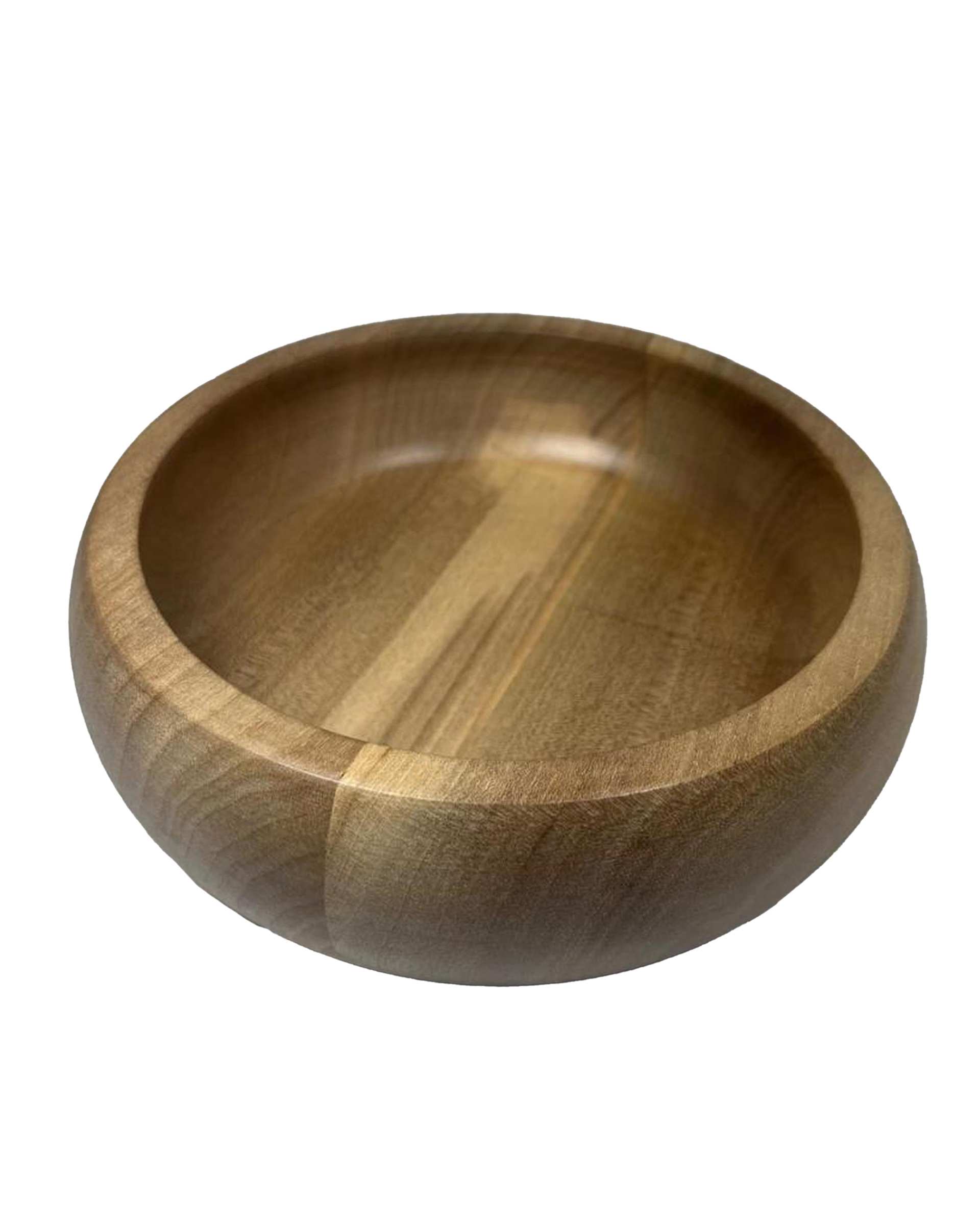 کاسه چوب گردو هانشوود Hanshwood طرح خمره ای قطر 20 سانتی متر