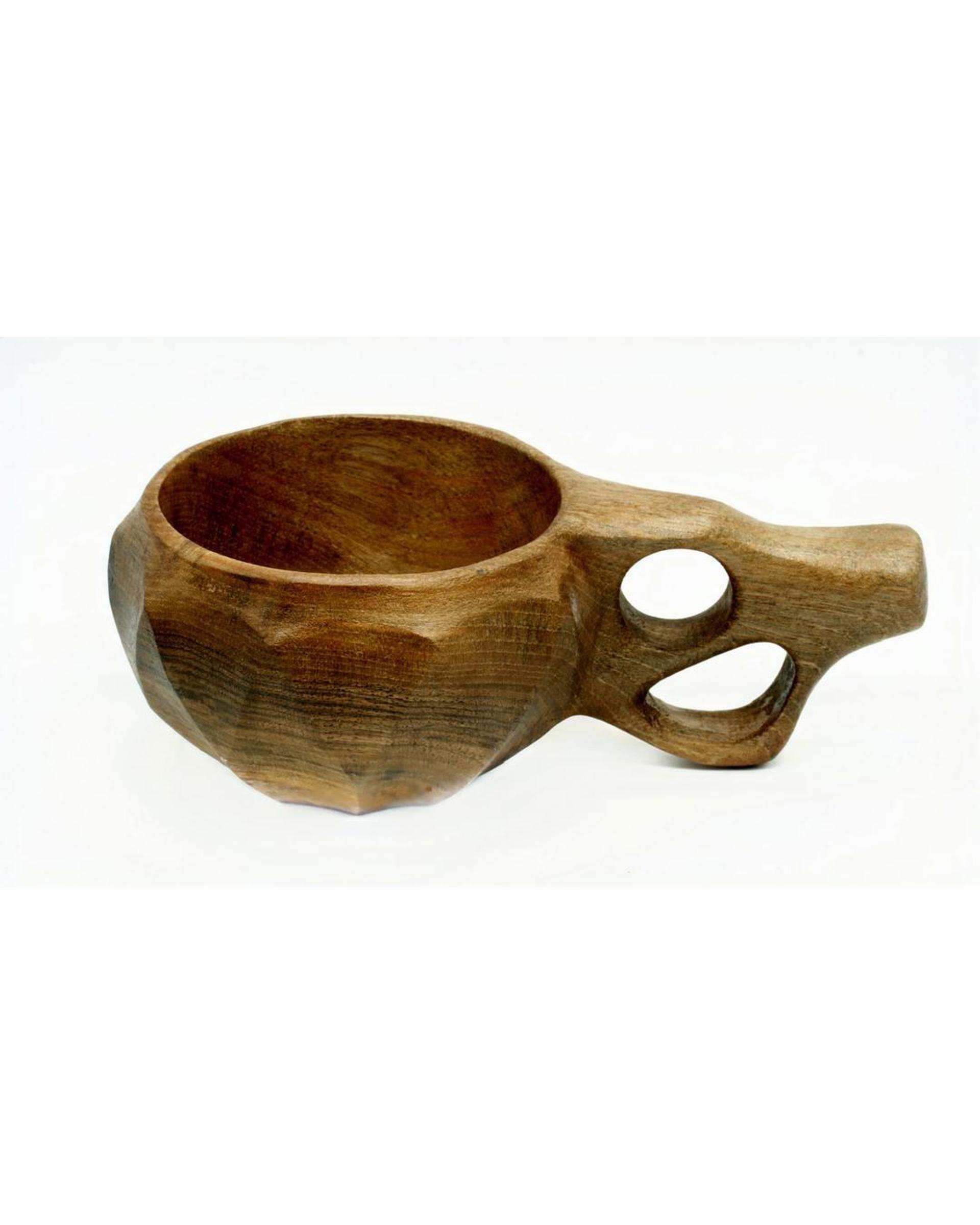 لیوان چوبی هانشوود Hanshwood مدل کوکسا طرح الماس