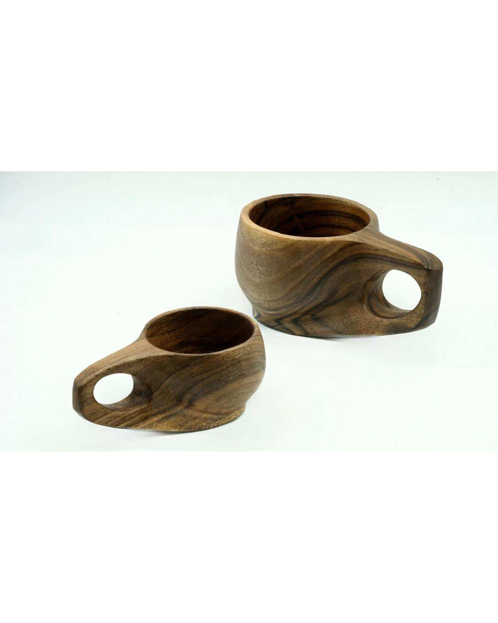 لیوان چوبی هانشوود Hanshwood مدل کوکسا قهوه خوری