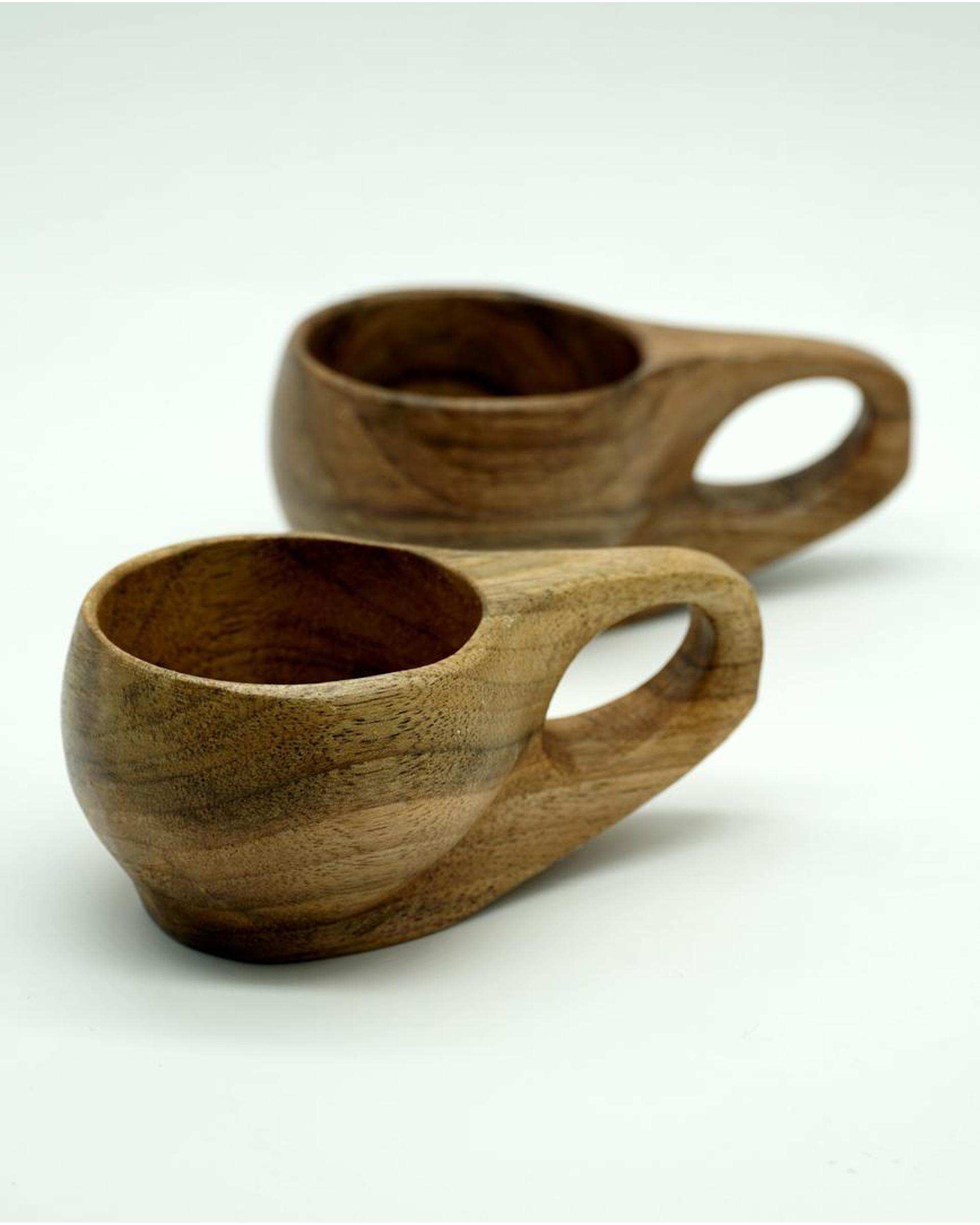 لیوان چوبی هانشوود Hanshwood مدل کوکسا قهوه خوری