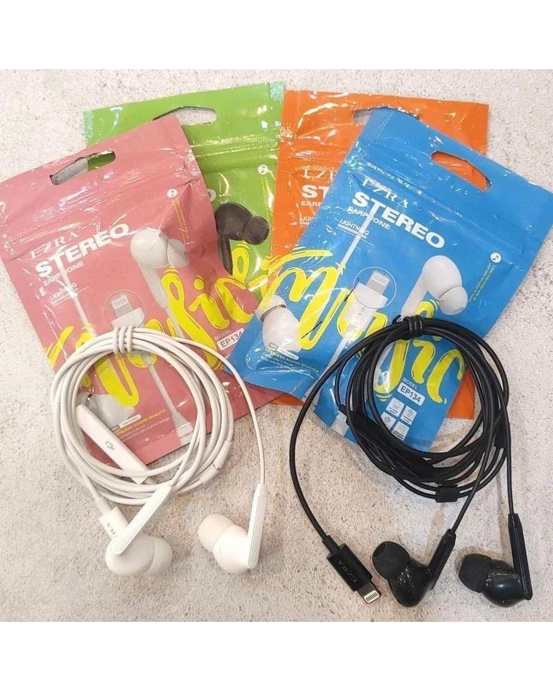 هندزفری سیمی سفید آزرا ezra مدل EP134