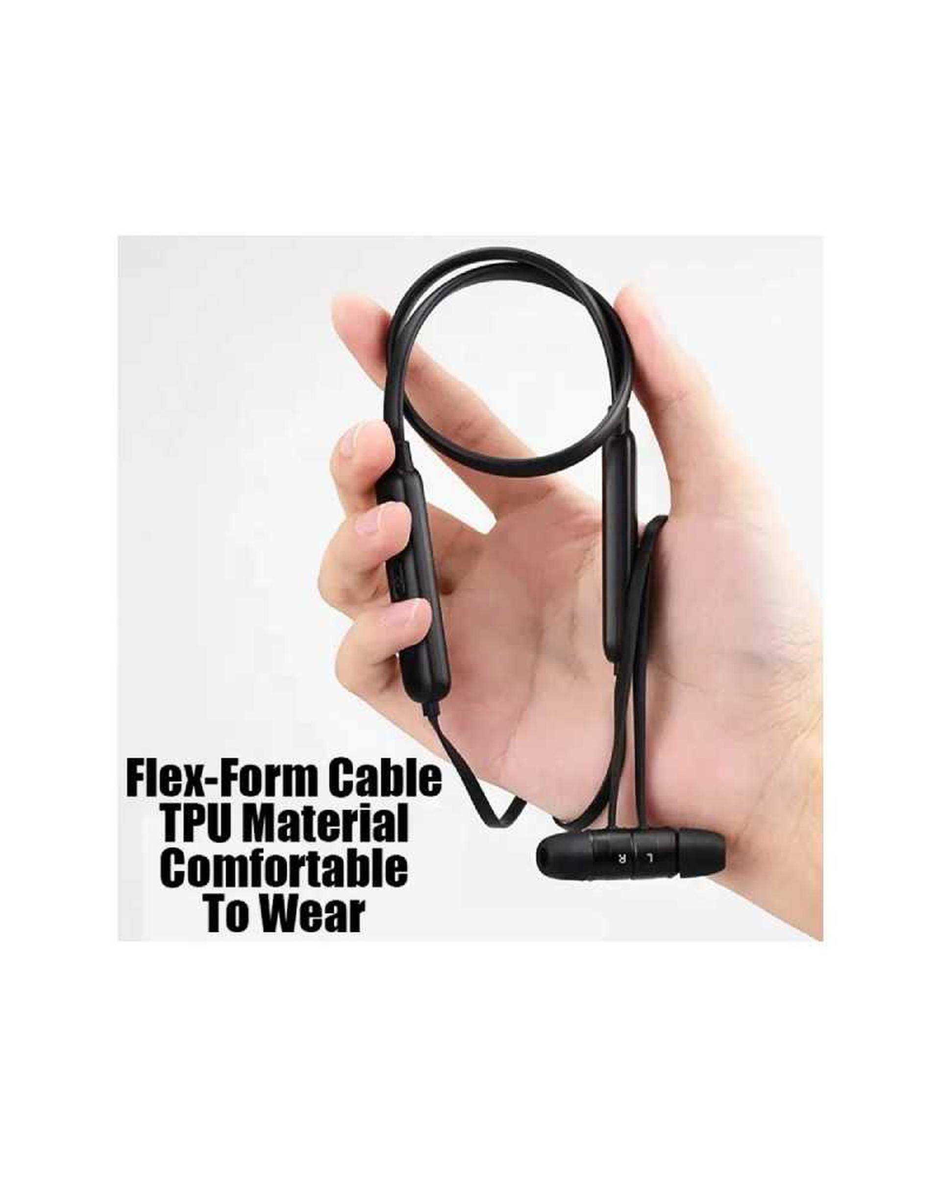 هندزفری بلوتوثی گردنی مشکی آزرا EZRA مدل BW35