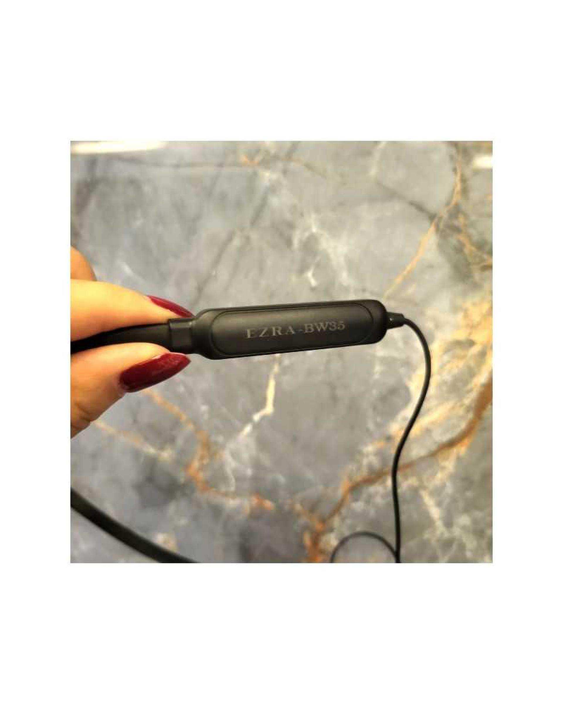 هندزفری بلوتوثی گردنی مشکی آزرا EZRA مدل BW35