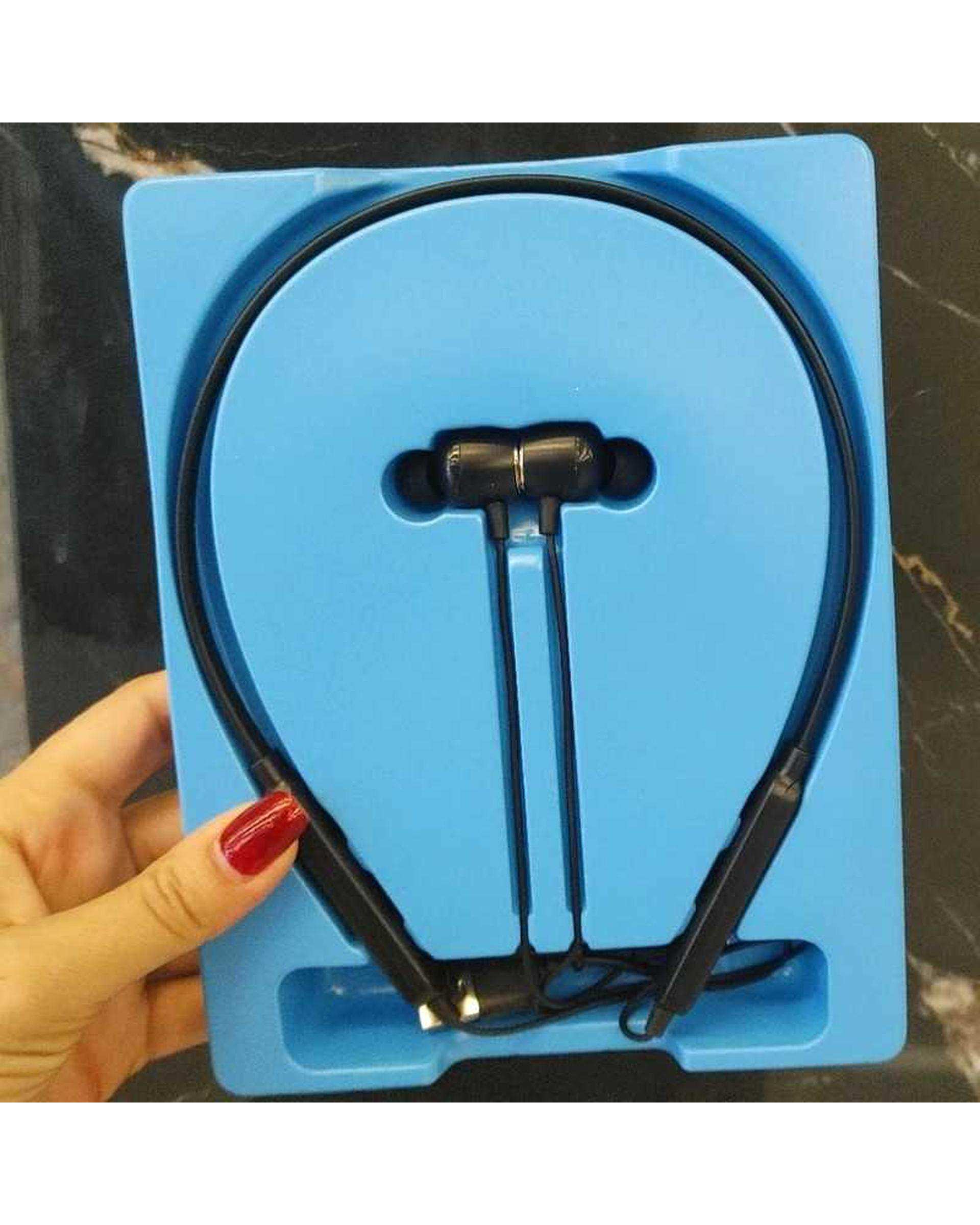 هندزفری بلوتوثی گردنی مشکی آزرا EZRA مدل BW35