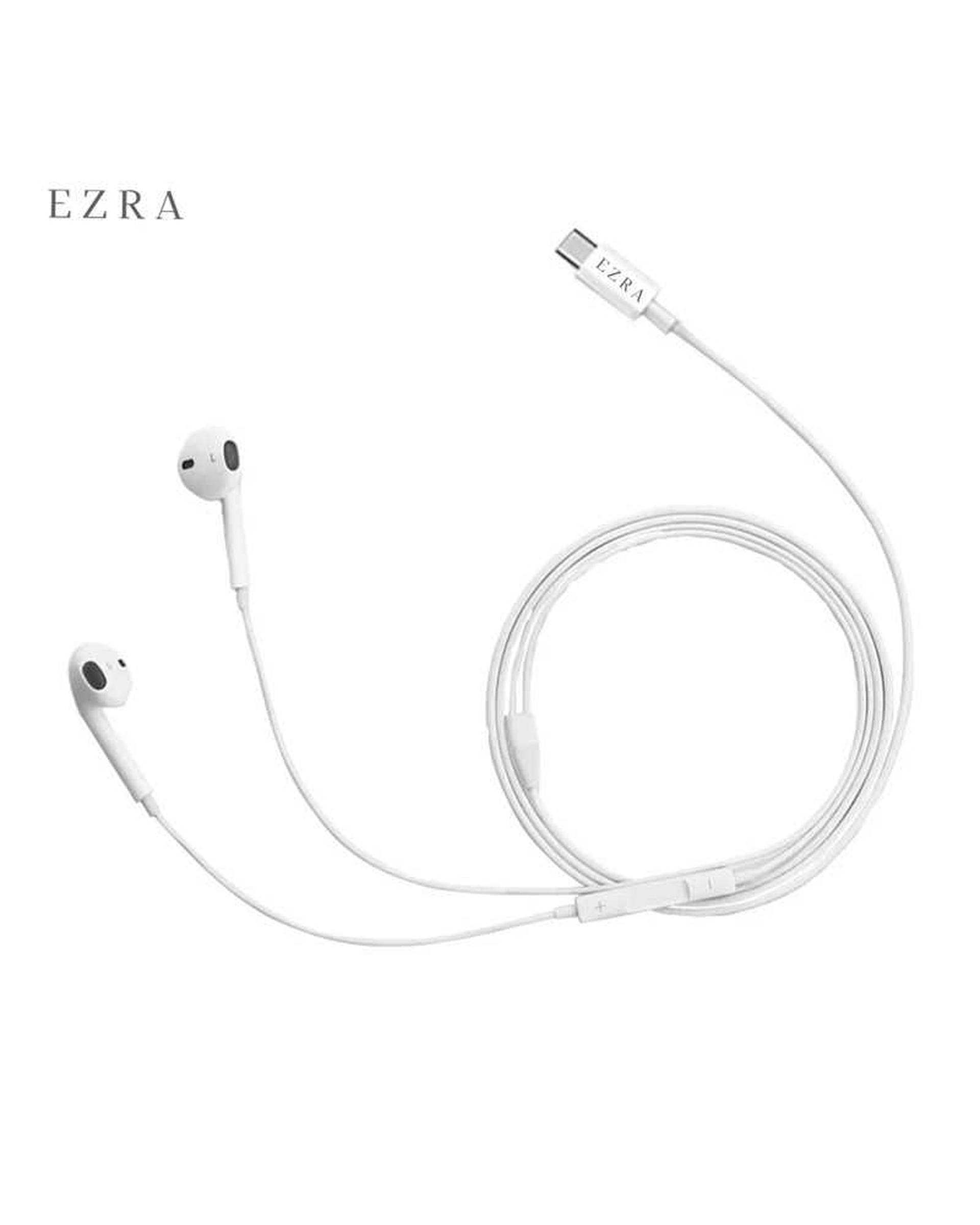 هندزفری سیمی سفید آزرا EZRA مدل EP119