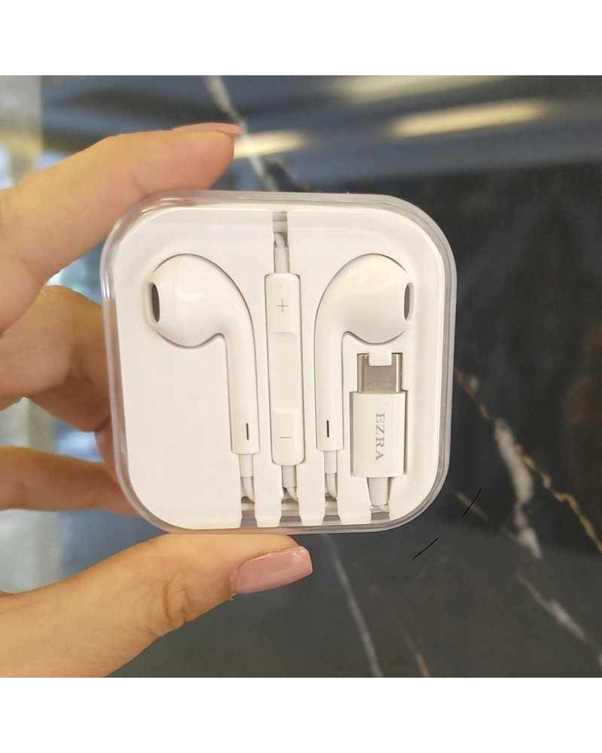 هندزفری سیمی سفید آزرا EZRA مدل EP119