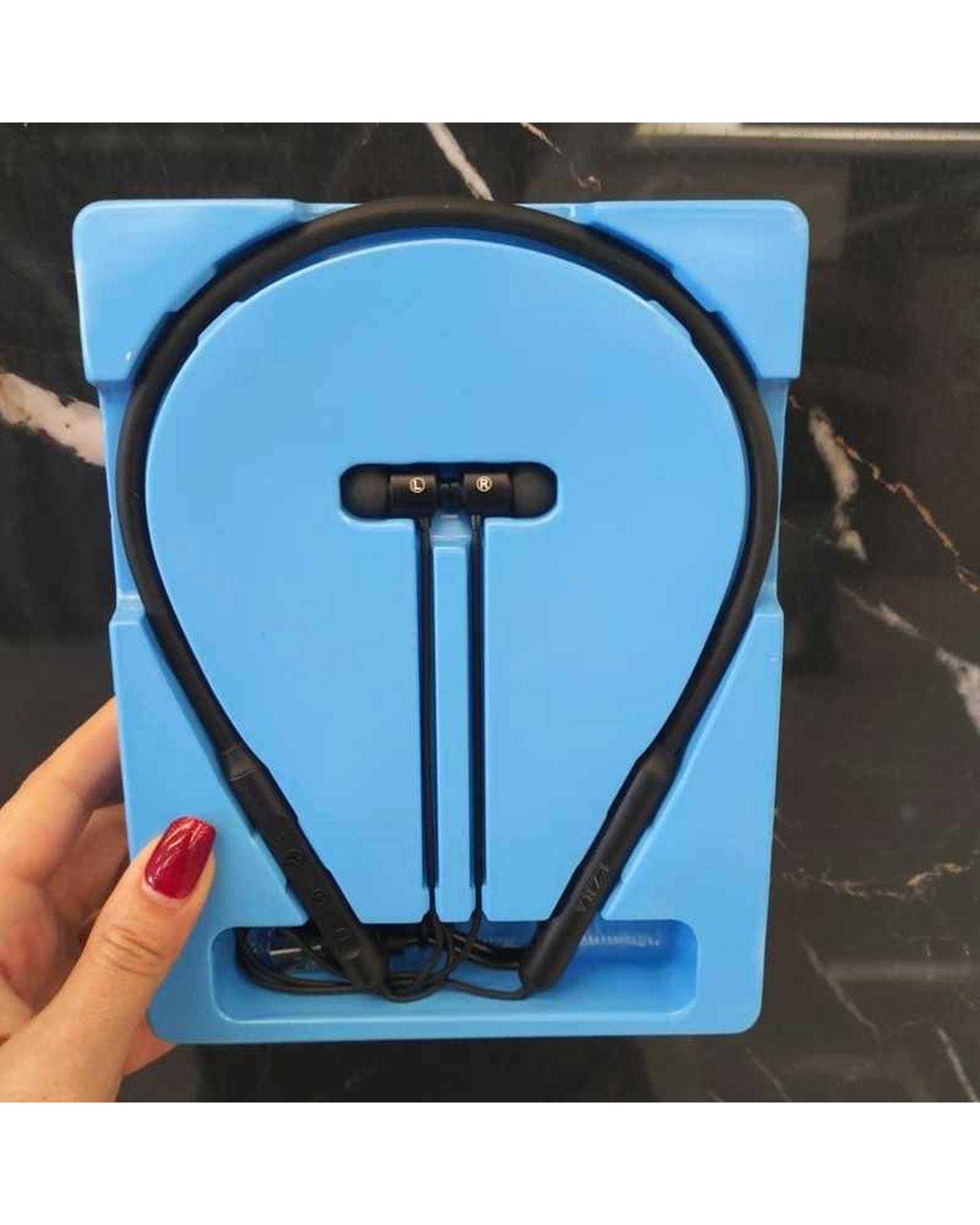 هندزفری بلوتوثی گردنی مشکی آزرا EZRA مدل BW36