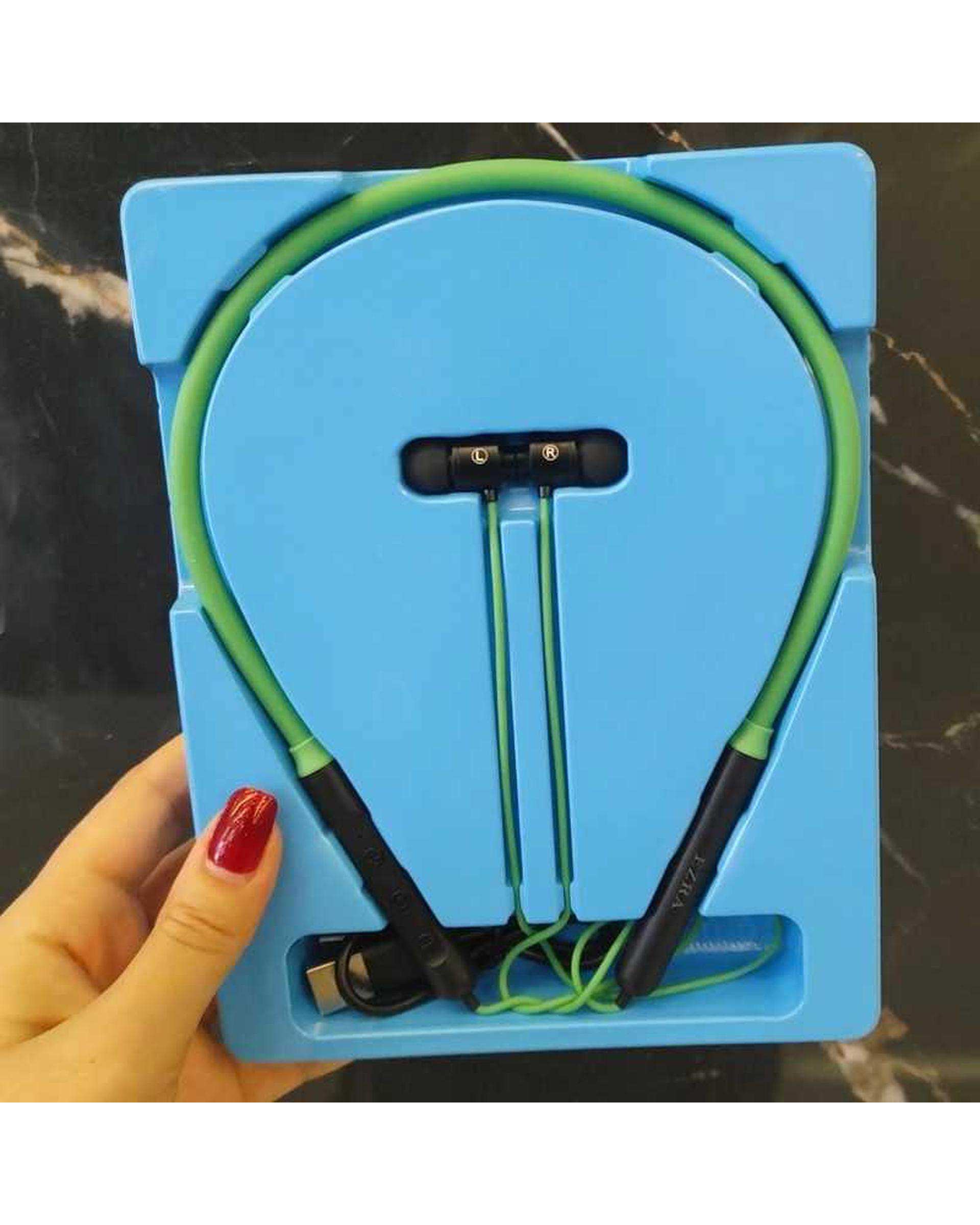 هندزفری بلوتوثی گردنی سبز آزرا EZRA مدل BW36