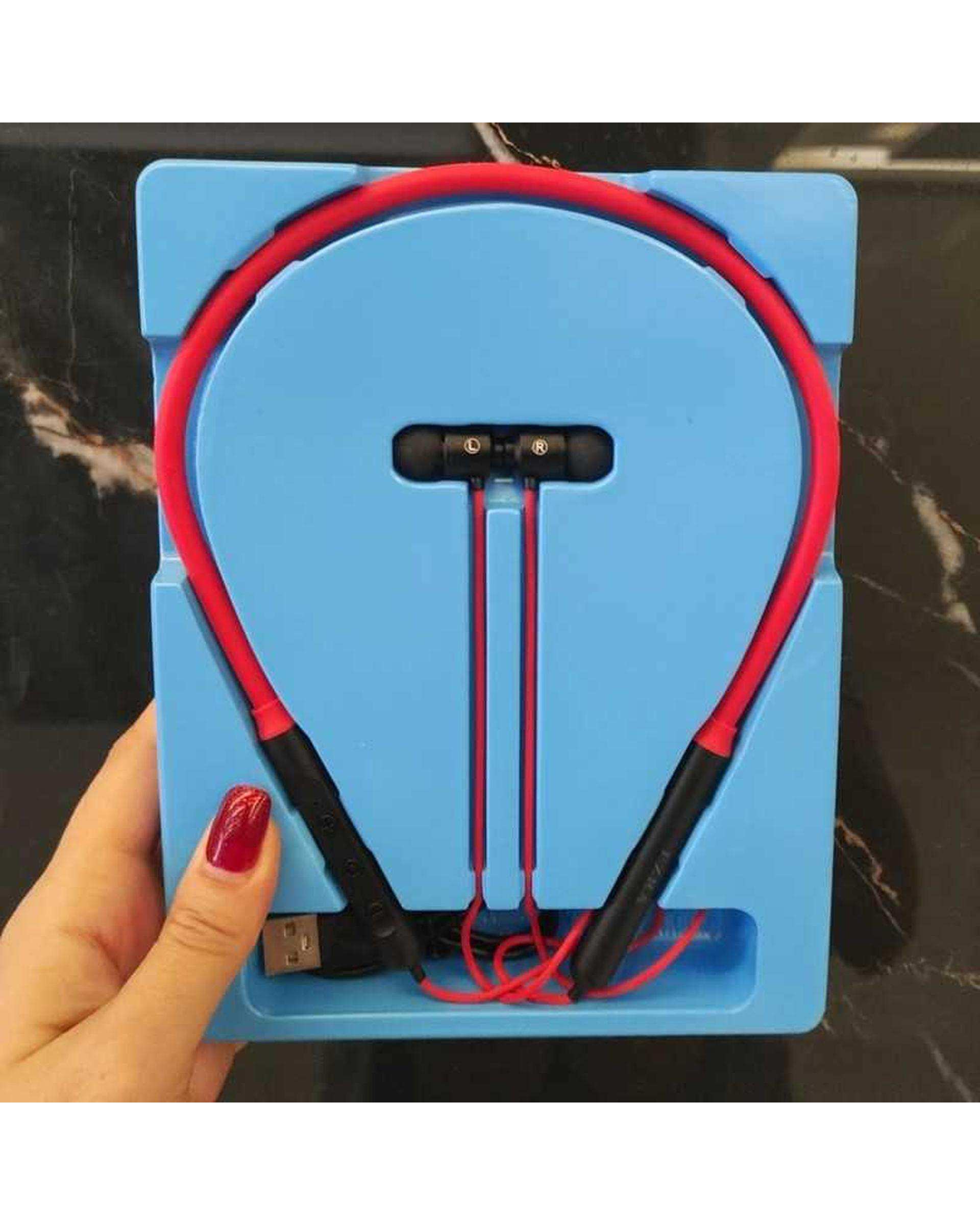 هندزفری بلوتوثی گردنی قرمز آزرا EZRA مدل BW36