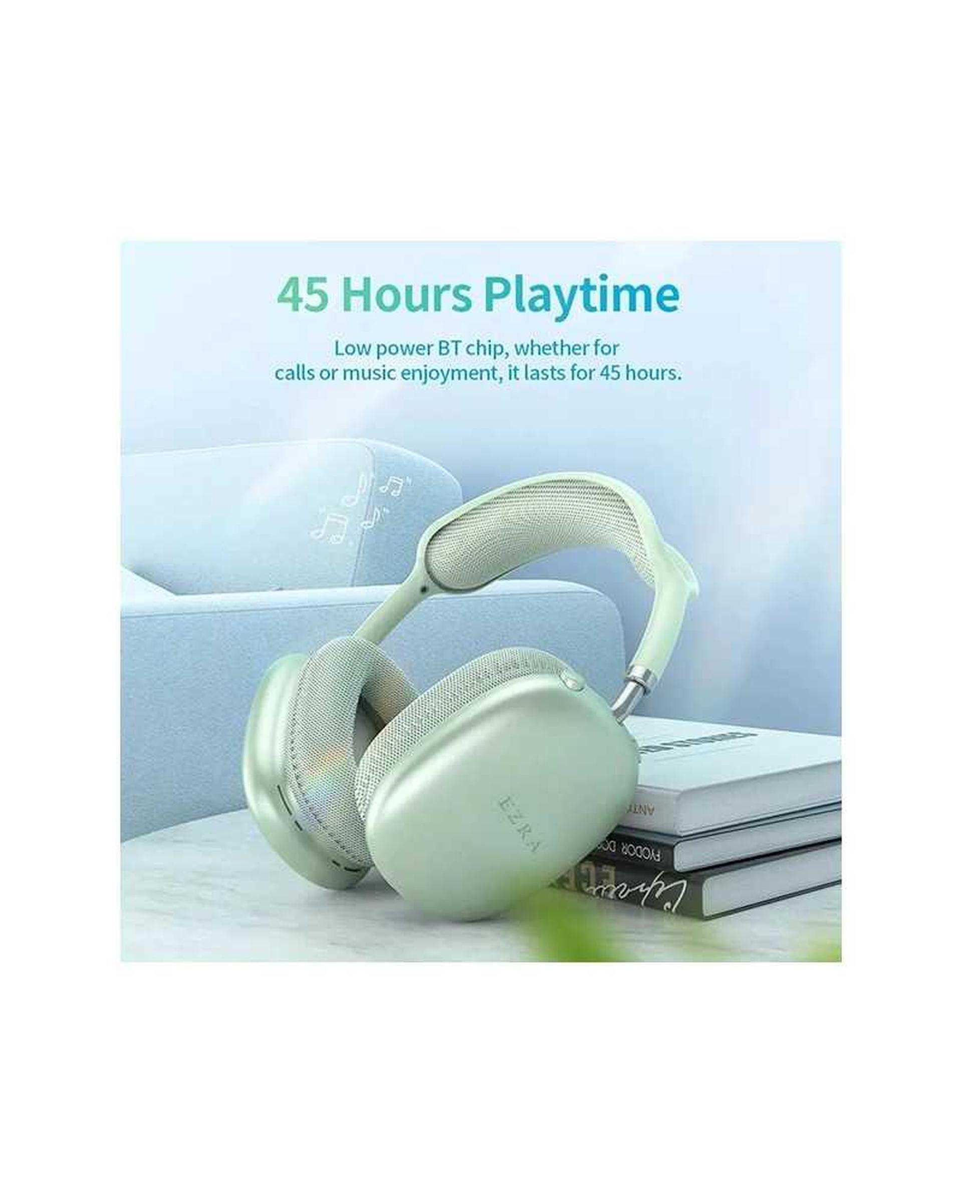 هدست بی سیم سبز آزرا Ezra مدل BW87