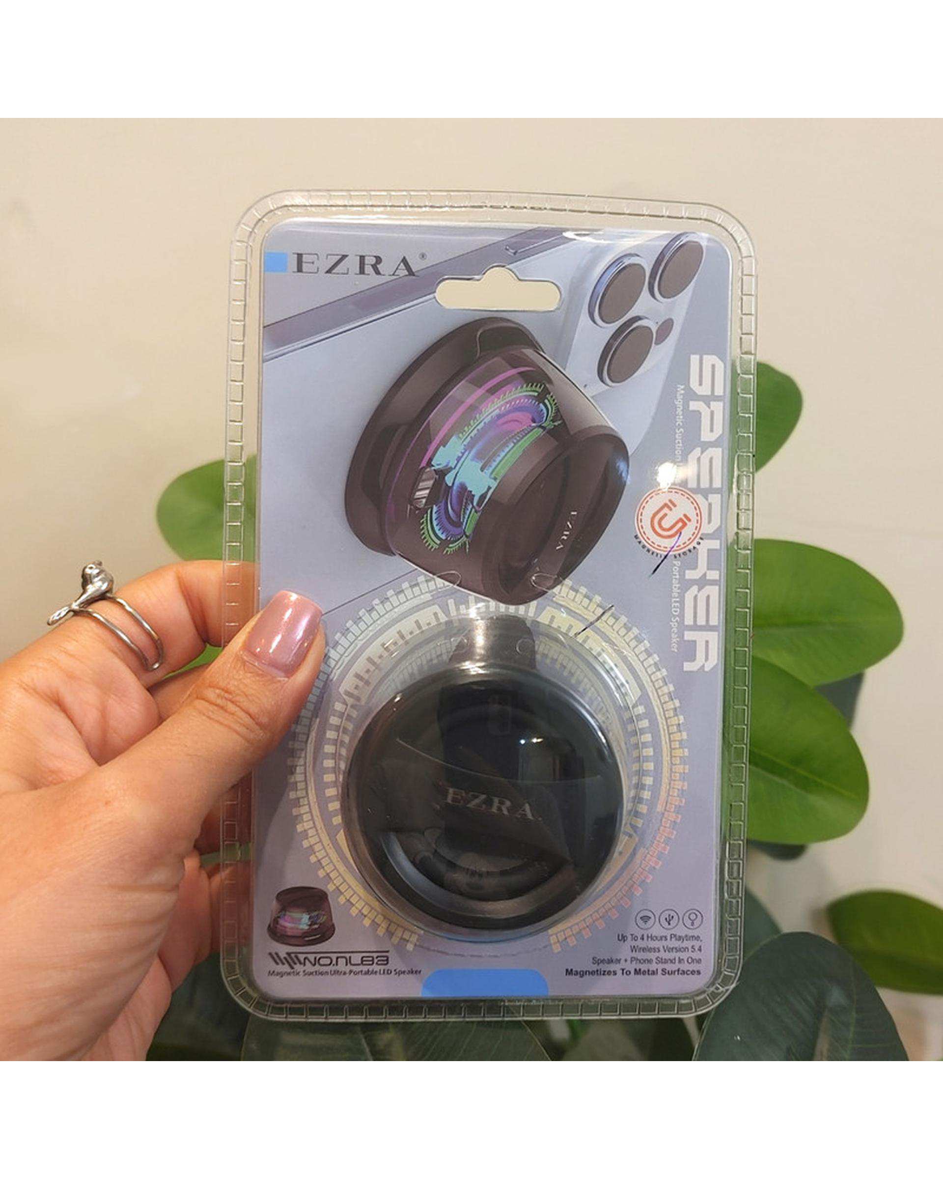 اسپیکر بلوتوثی مشکی آزرا ezra مدل NL83