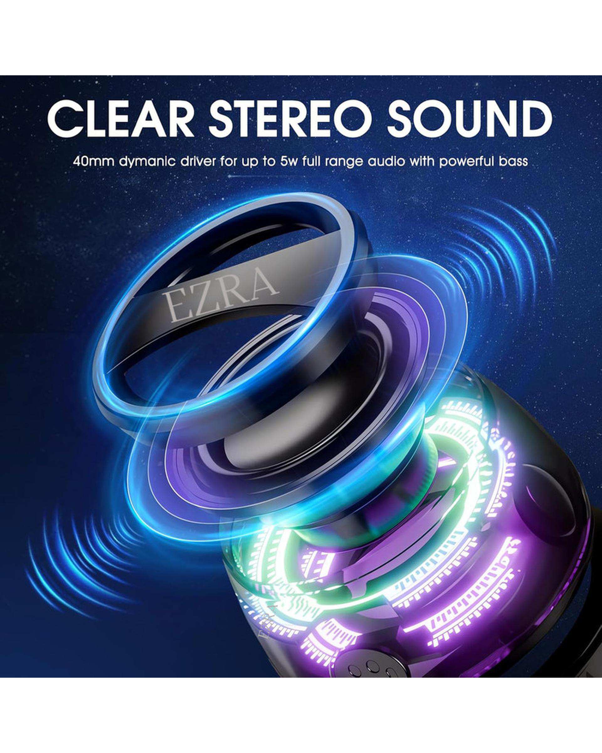اسپیکر بلوتوثی بنفش آزرا ezra مدل NL83