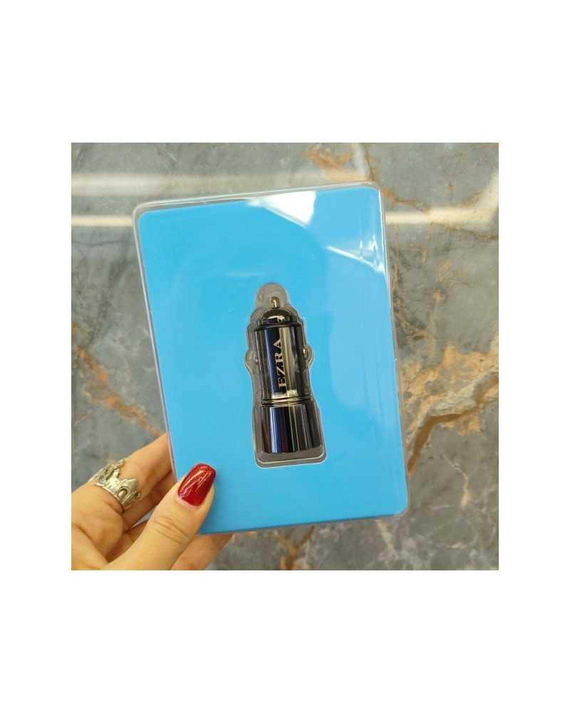 شارژر فندکی مشکی آزرا EZRA مدل CR57