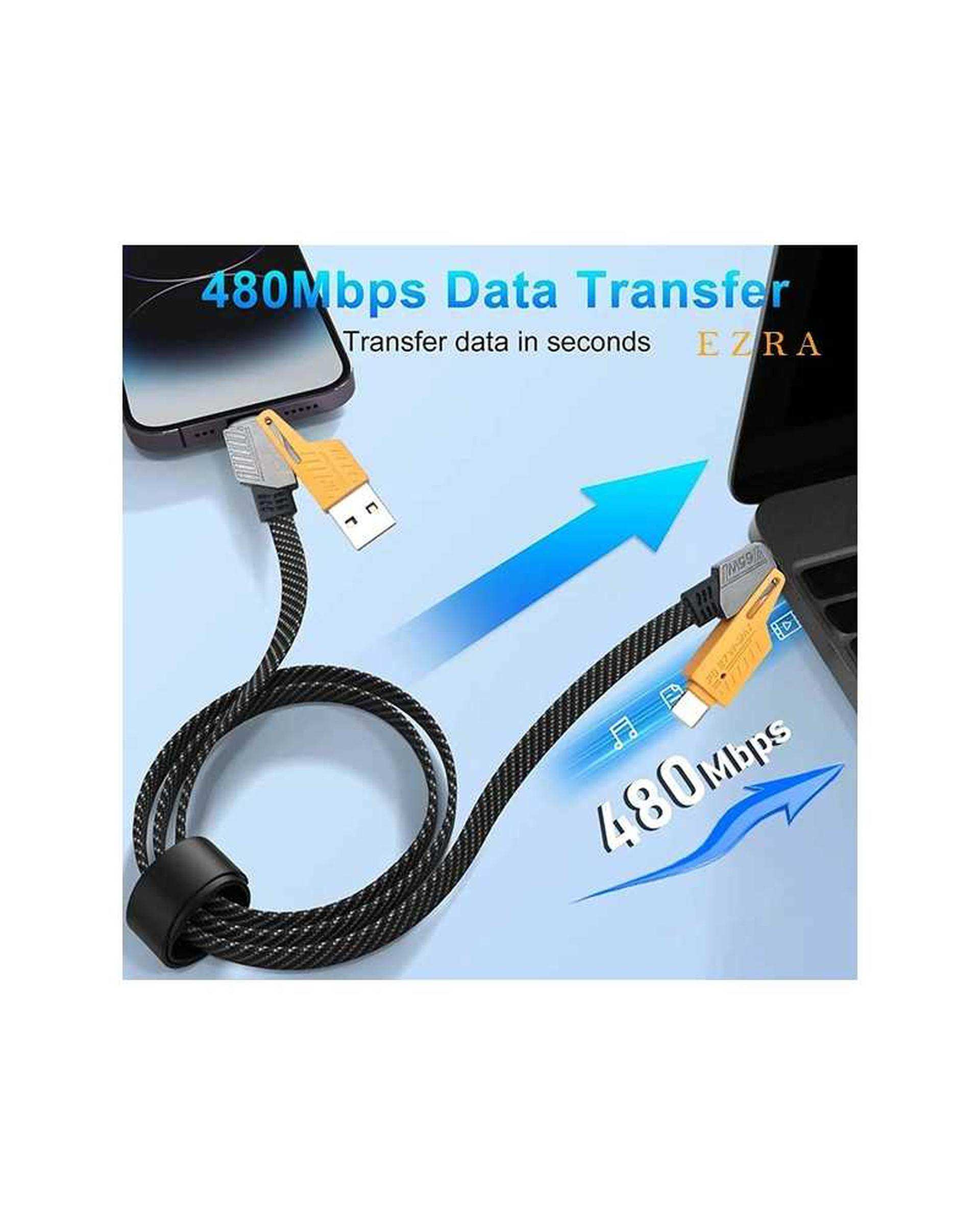 کابل تبدیل مشکی آزرا EZRA مدل PD 27 W-MAX