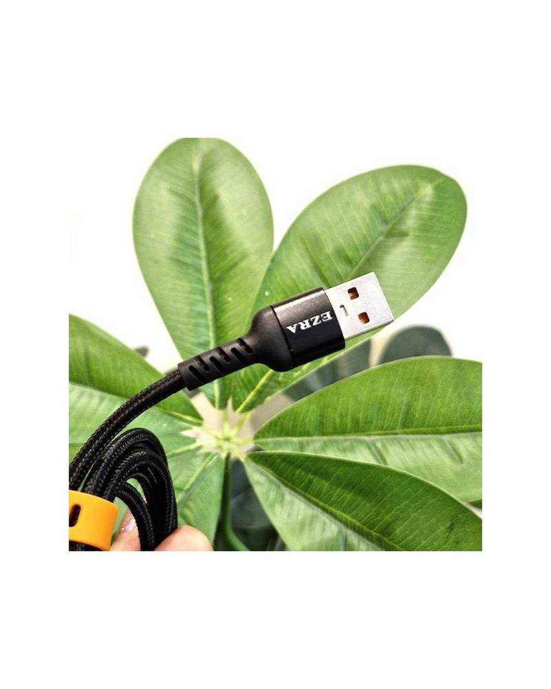 کابل شارژ 3 کاره مشکی آزرا ezra مدل DC352