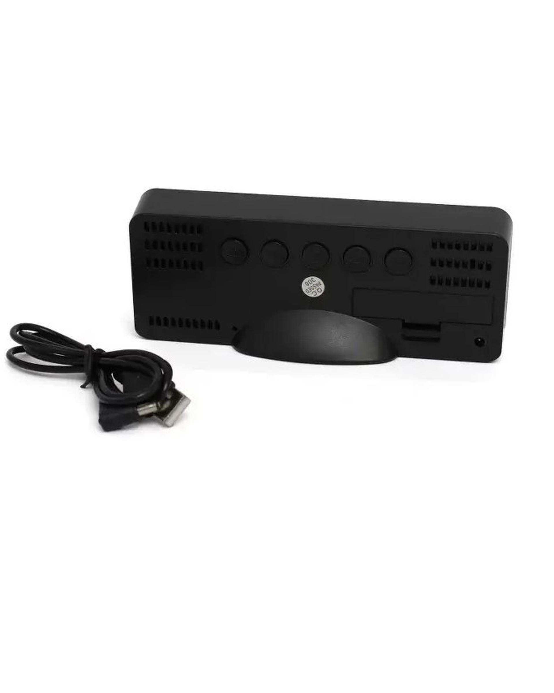 ساعت رومیزی دیجیتال گائوسیو سبز مدل آینه ای کد 3821