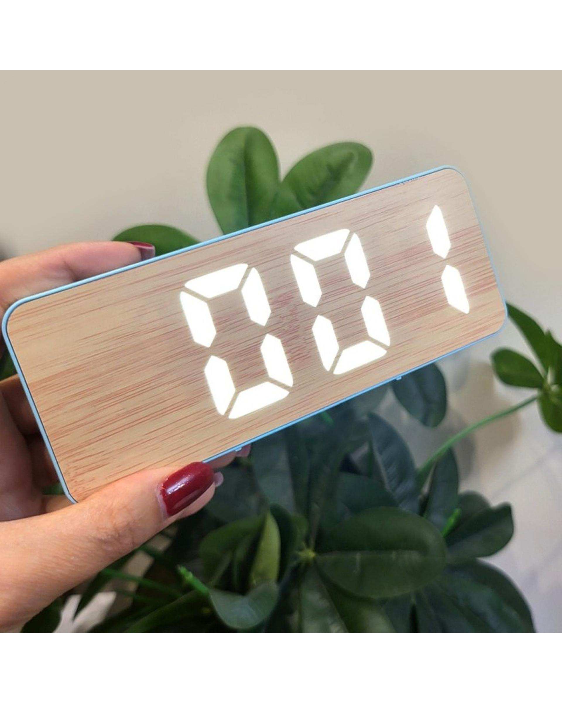 ساعت رومیزی دیجیتال سبز آبی گائوسیو مدل DS-5821L