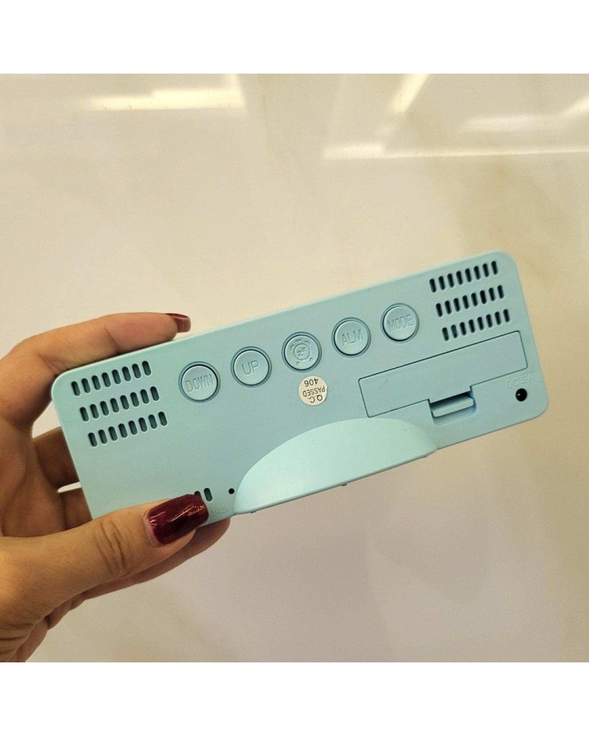 ساعت رومیزی دیجیتال سبز آبی گائوسیو مدل DS-5821L