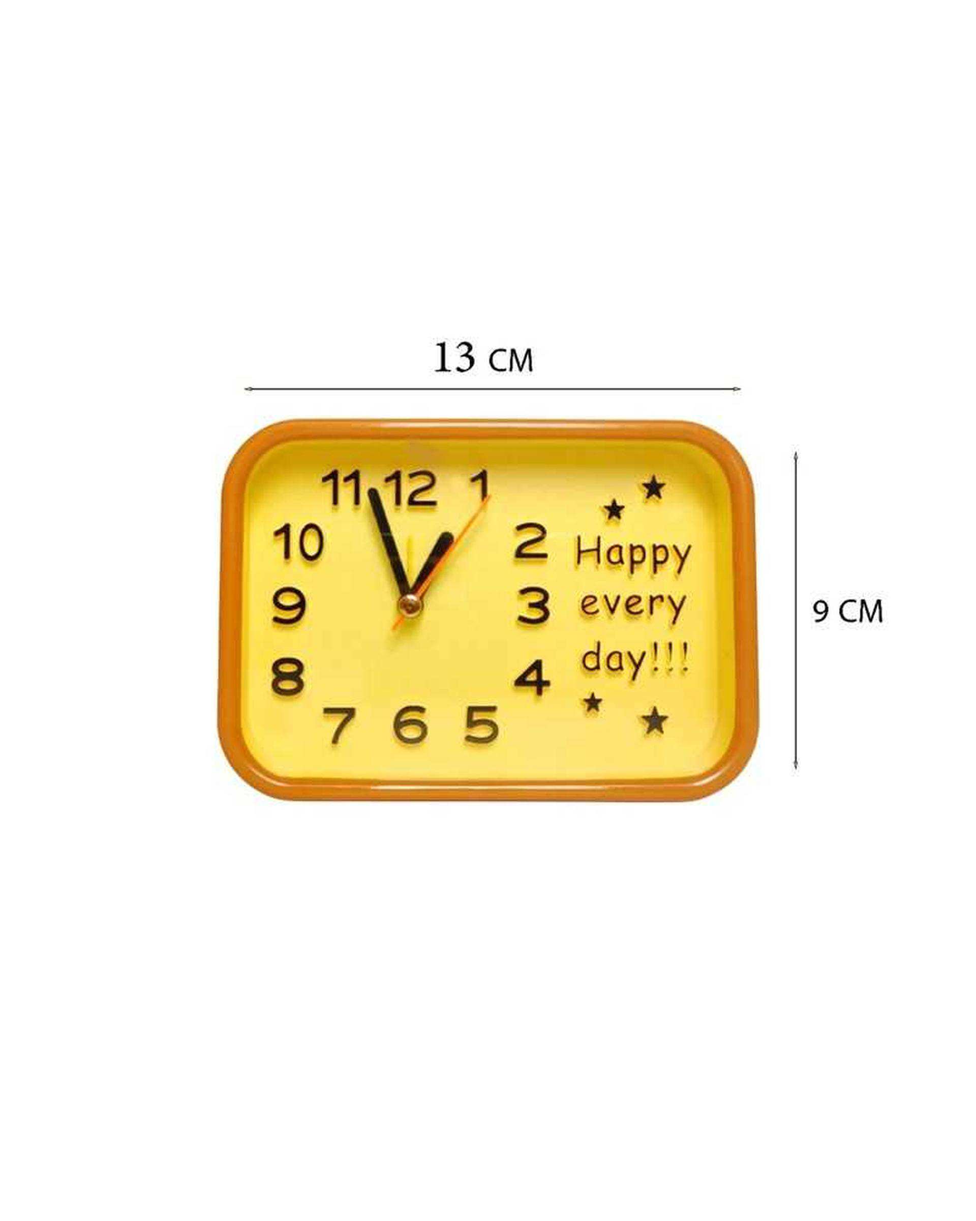 ساعت رومیزی نارنجی مدل CY2302