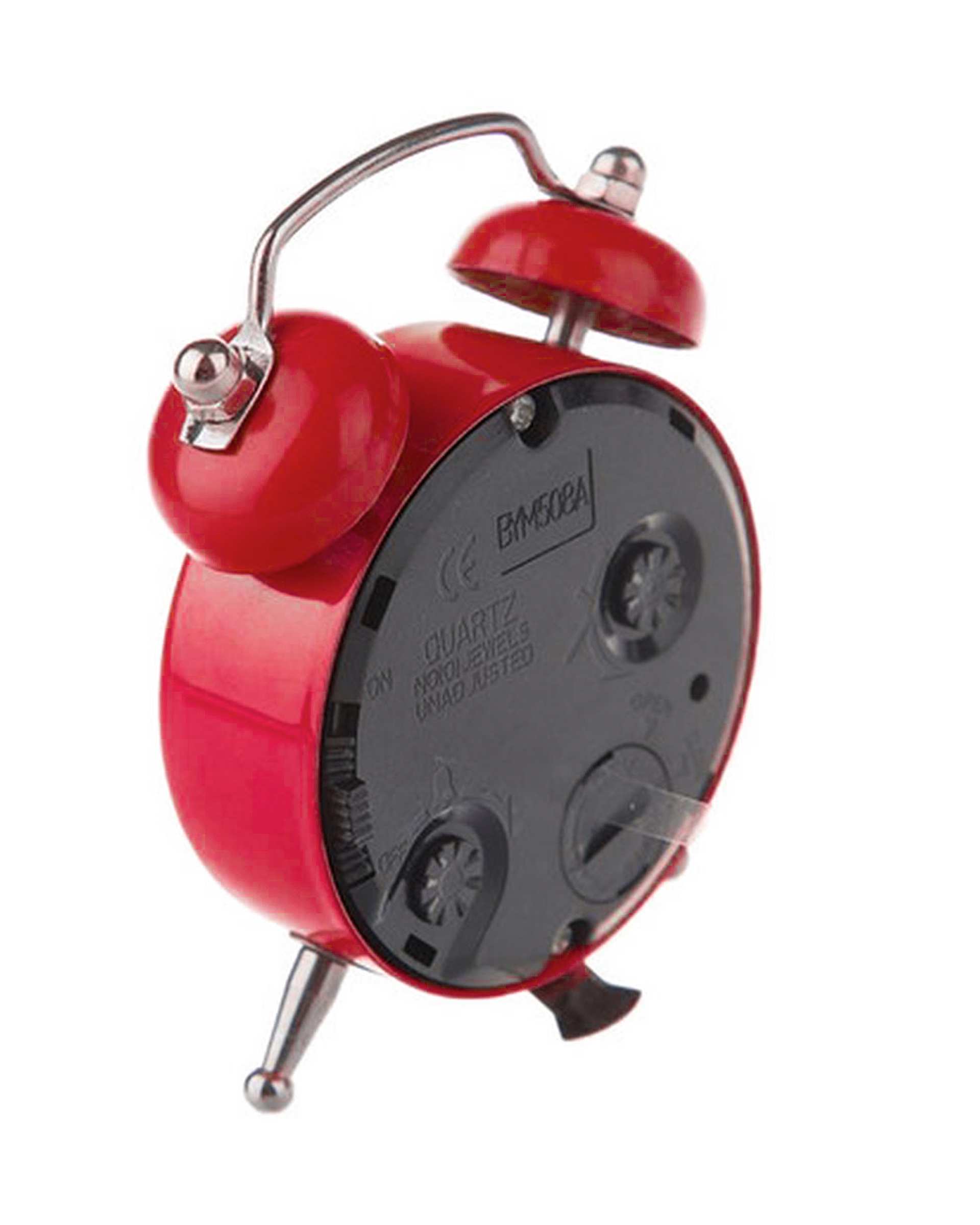 ساعت رومیزی زنگ دار قرمز مدل 02