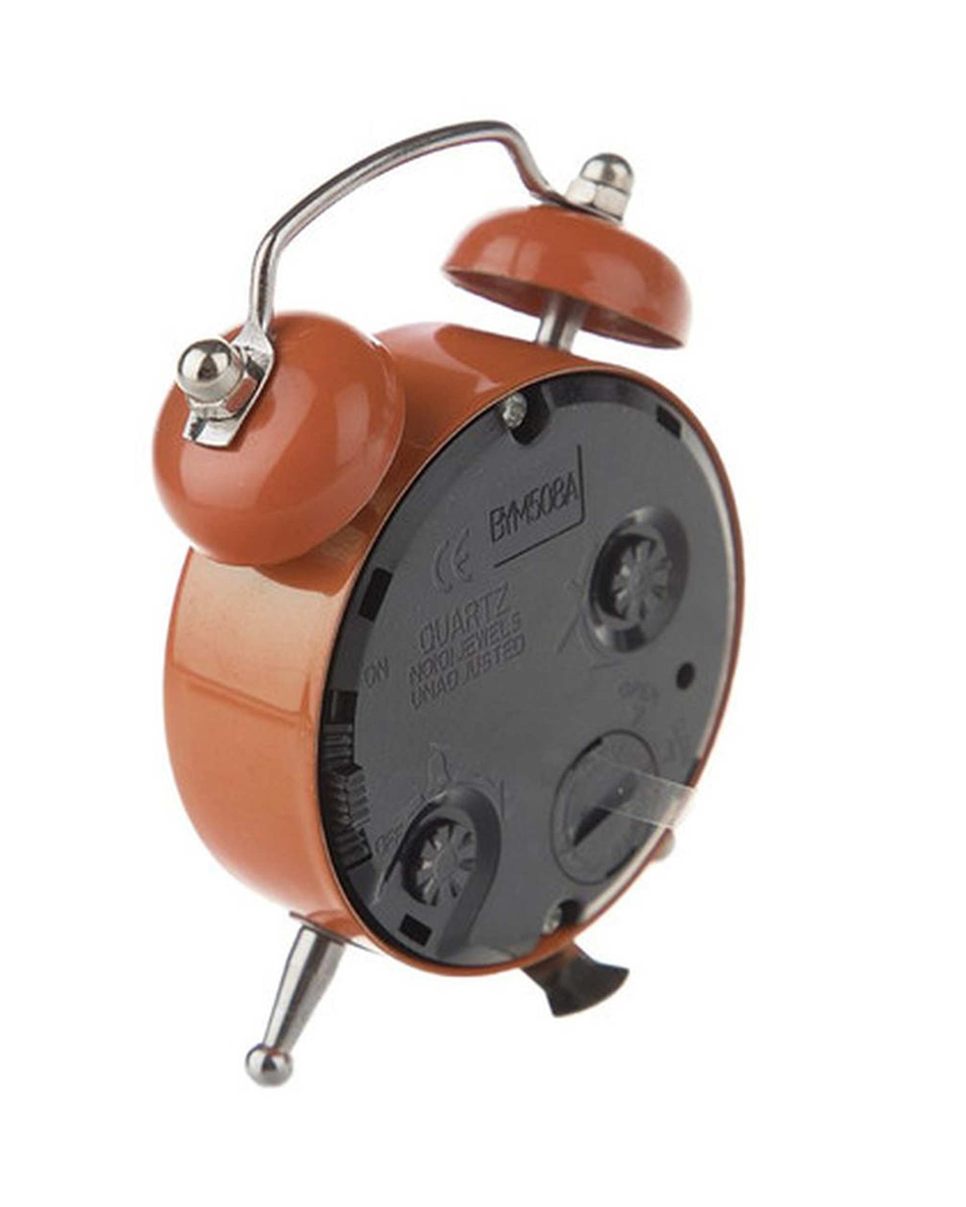 ساعت رومیزی زنگ دار نارنجی مدل 02