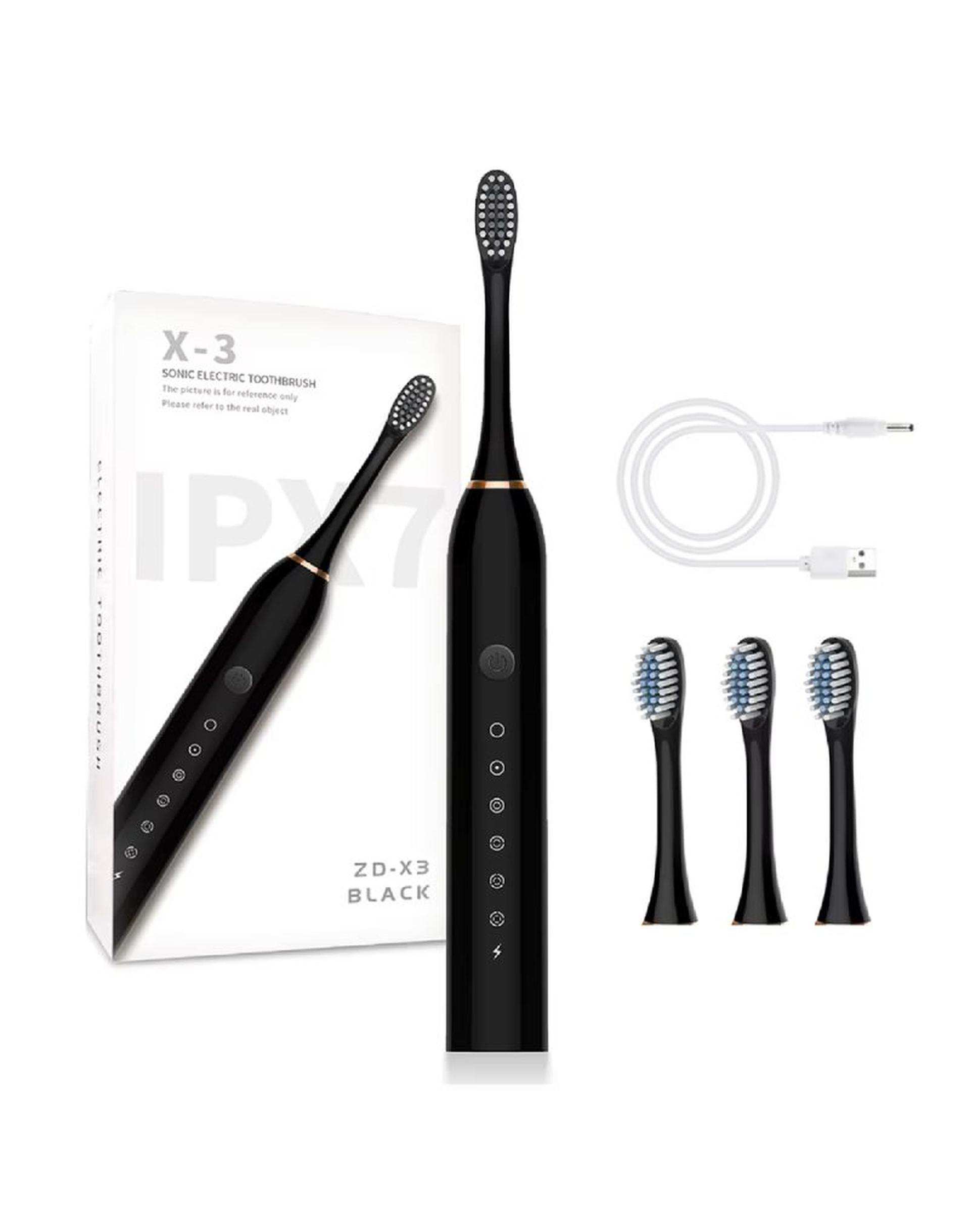 مسواک برقی مشکی مدل ipx7-3