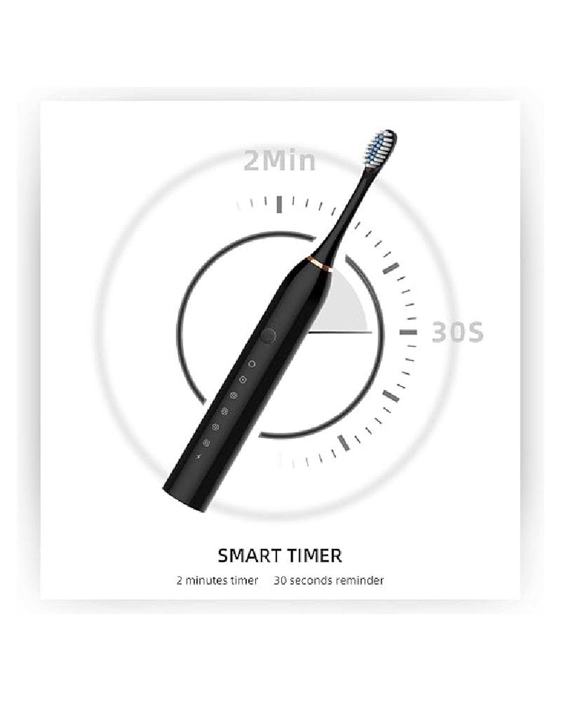 مسواک برقی مشکی مدل ipx7-3