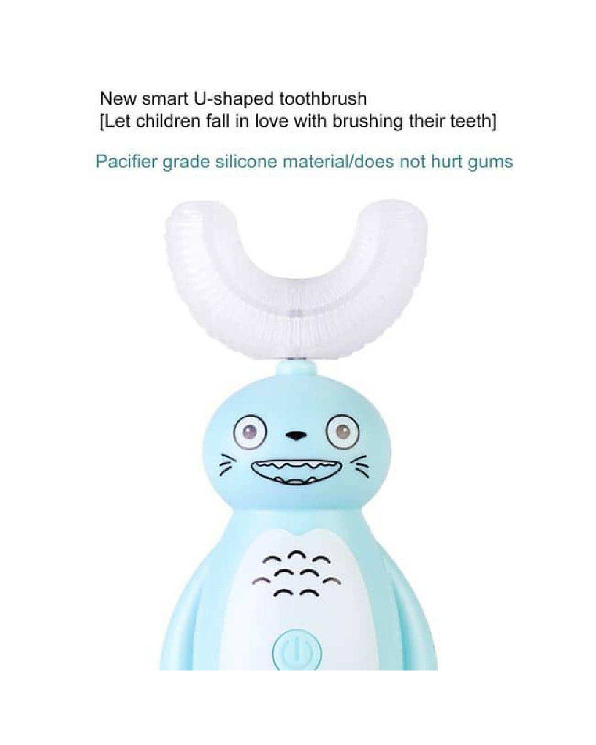 مسواک برقی کودک آبی مدل خرسی