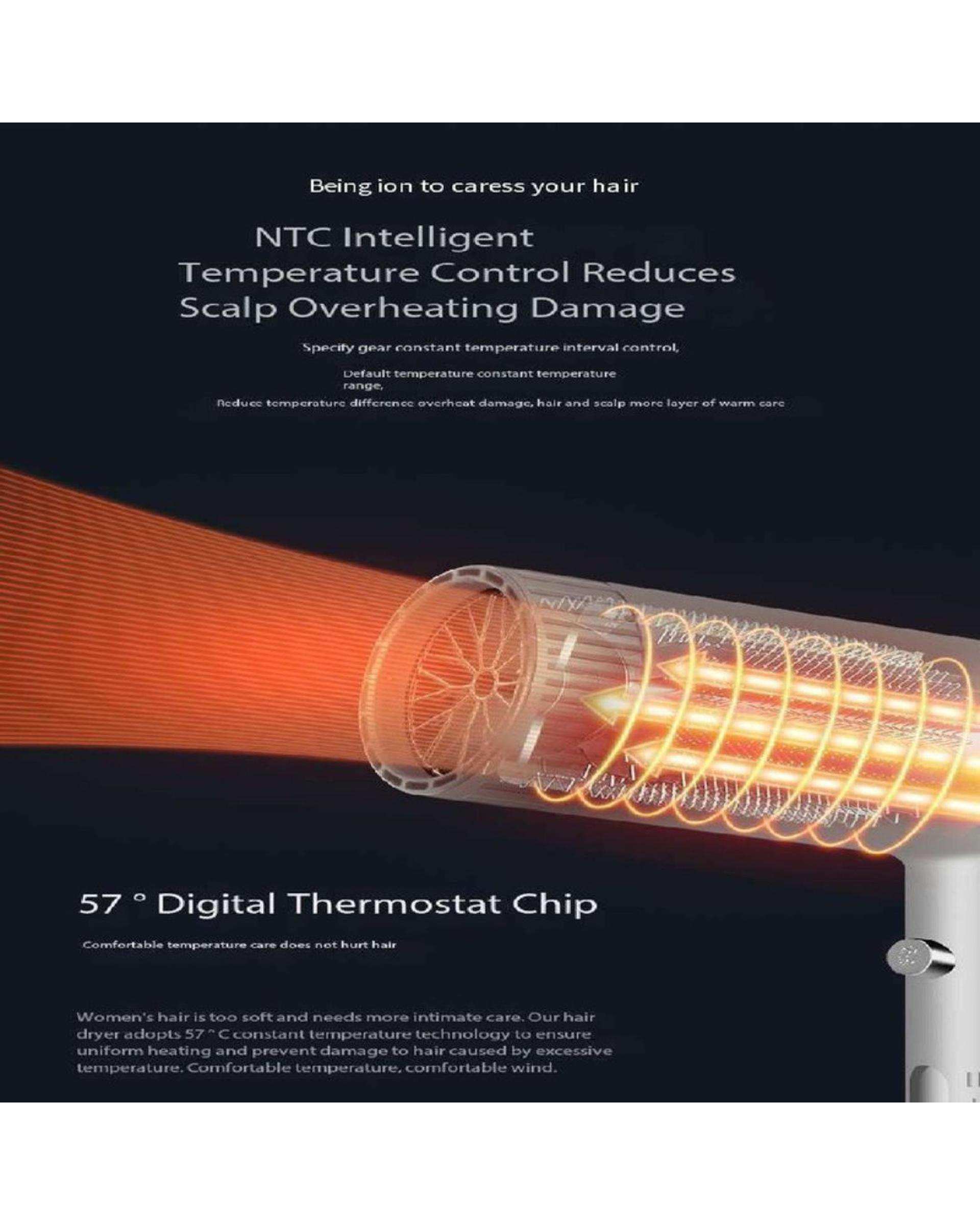 سشوار نقره ای ام دی اچ ال Mdhl مدل MDHL-022