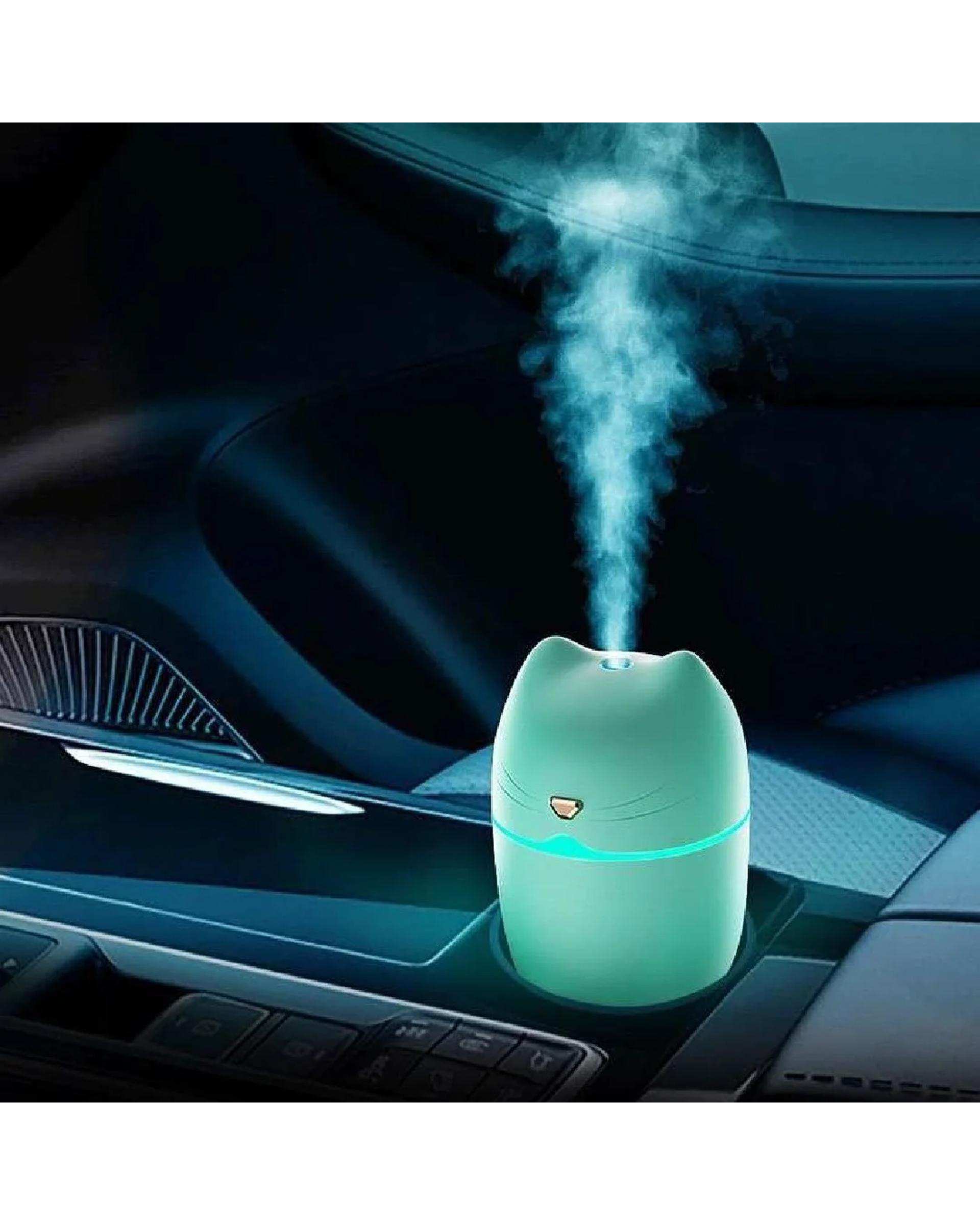 دستگاه بخور سبز آبی ام دی اچ ال Mdhl طرح گربه