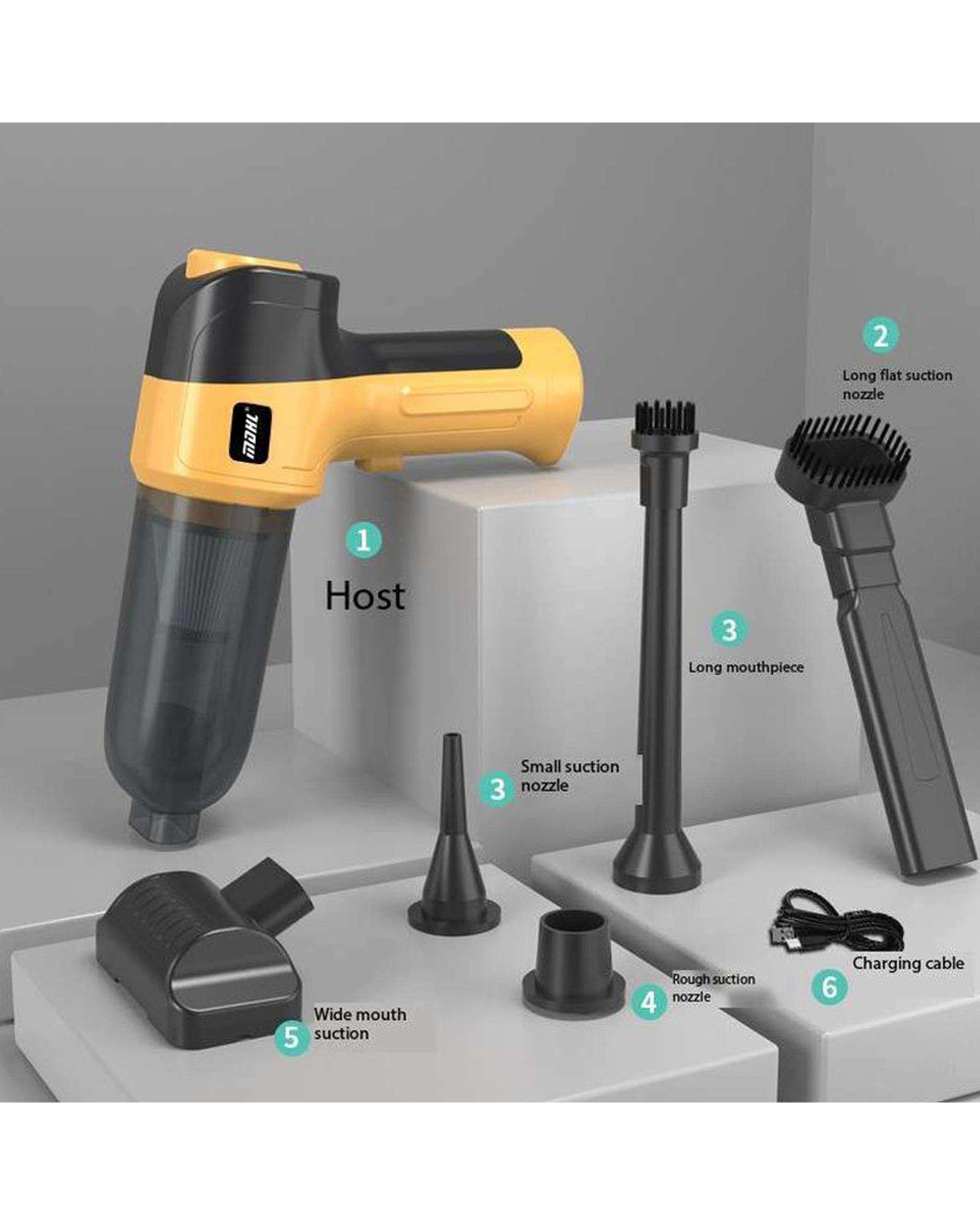 جارو شارژی چندمنظوره زرد ام دی اچ ال Mdhl مدل MDHL12