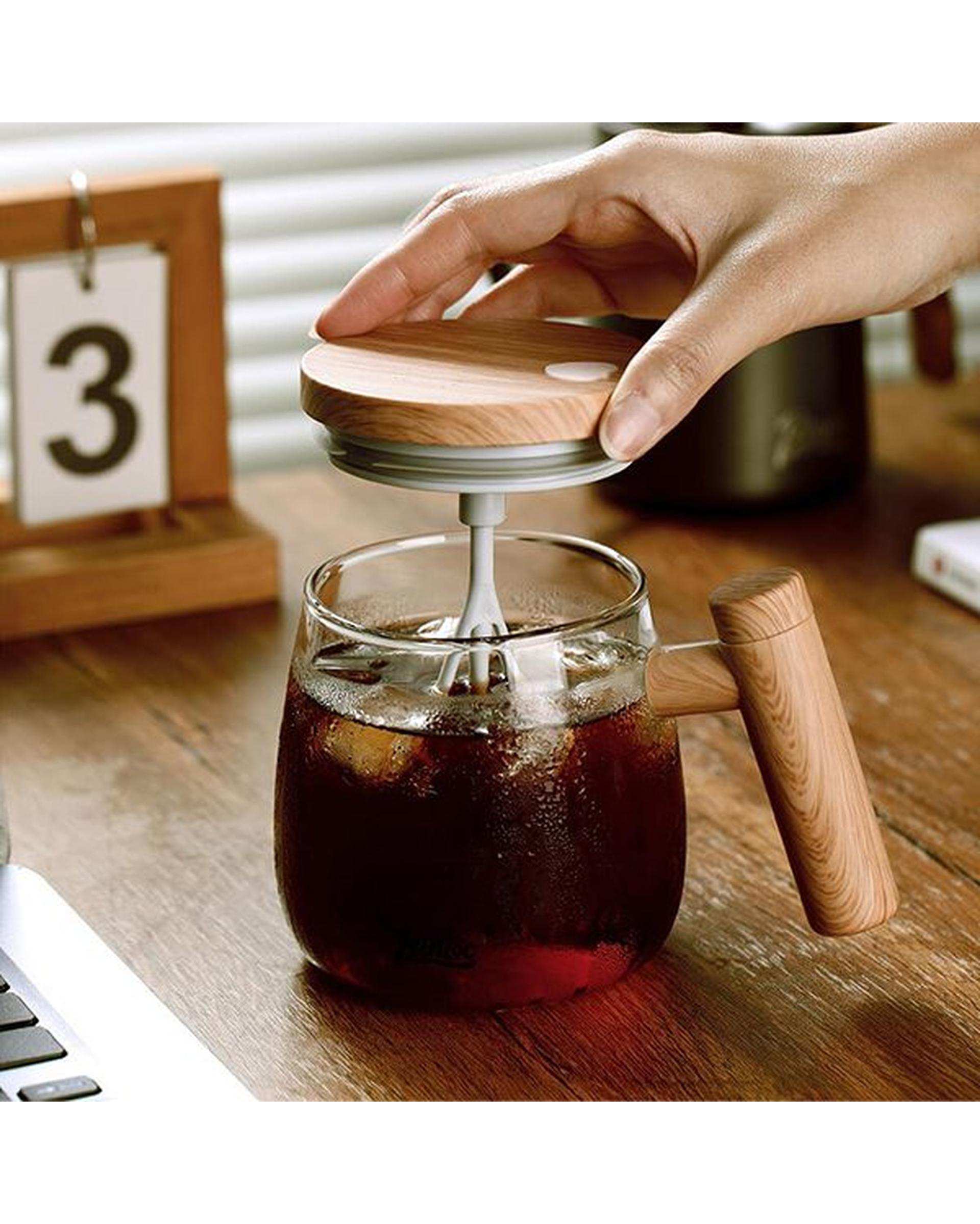 ماگ شیشه ای در چوبی MD-XQ170