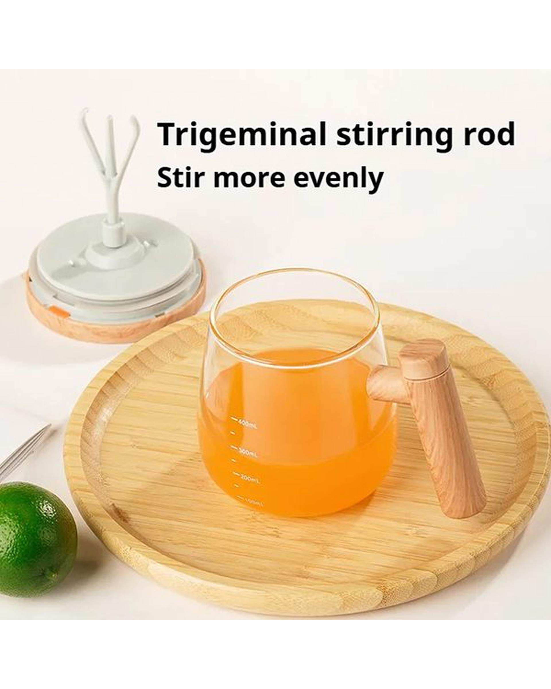 ماگ شیشه ای در چوبی MD-XQ170