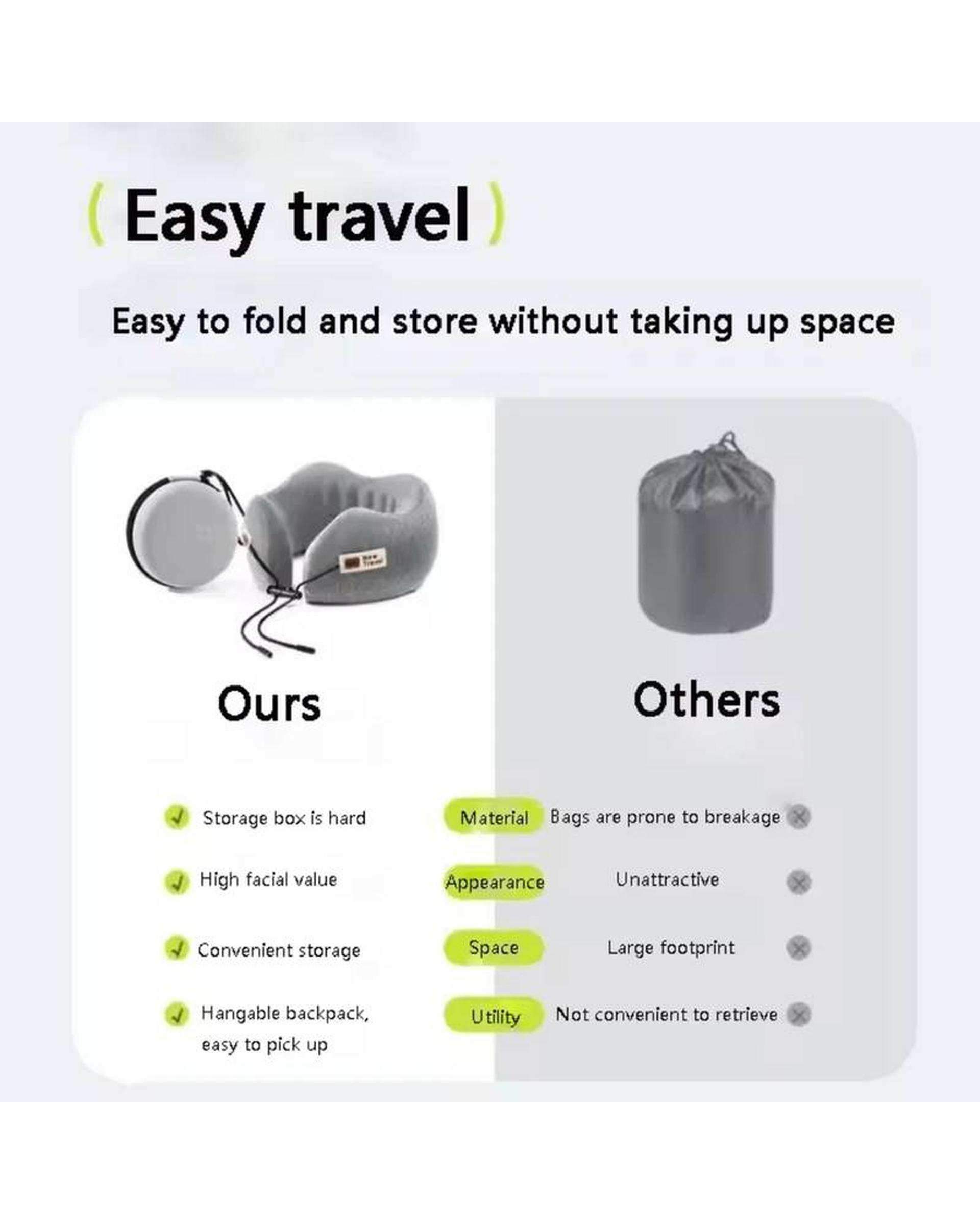 بالش گردنی مسافرتی طوسی ام دی اچ ال Mdhl مدل MD-9819